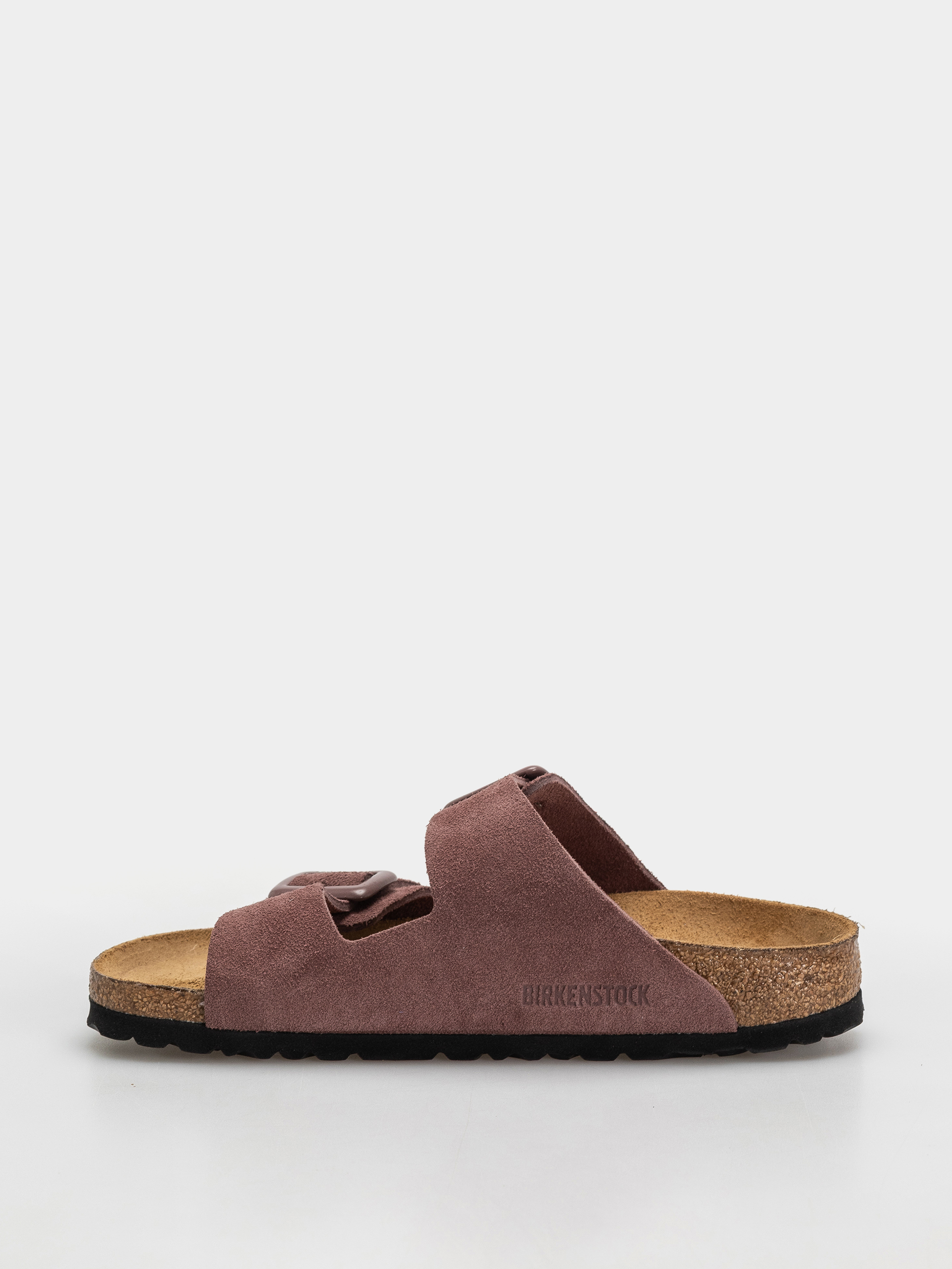 Чехли Birkenstock Arizona Suede Leather Cushion Buckle Narrow Wmn (pepper)
