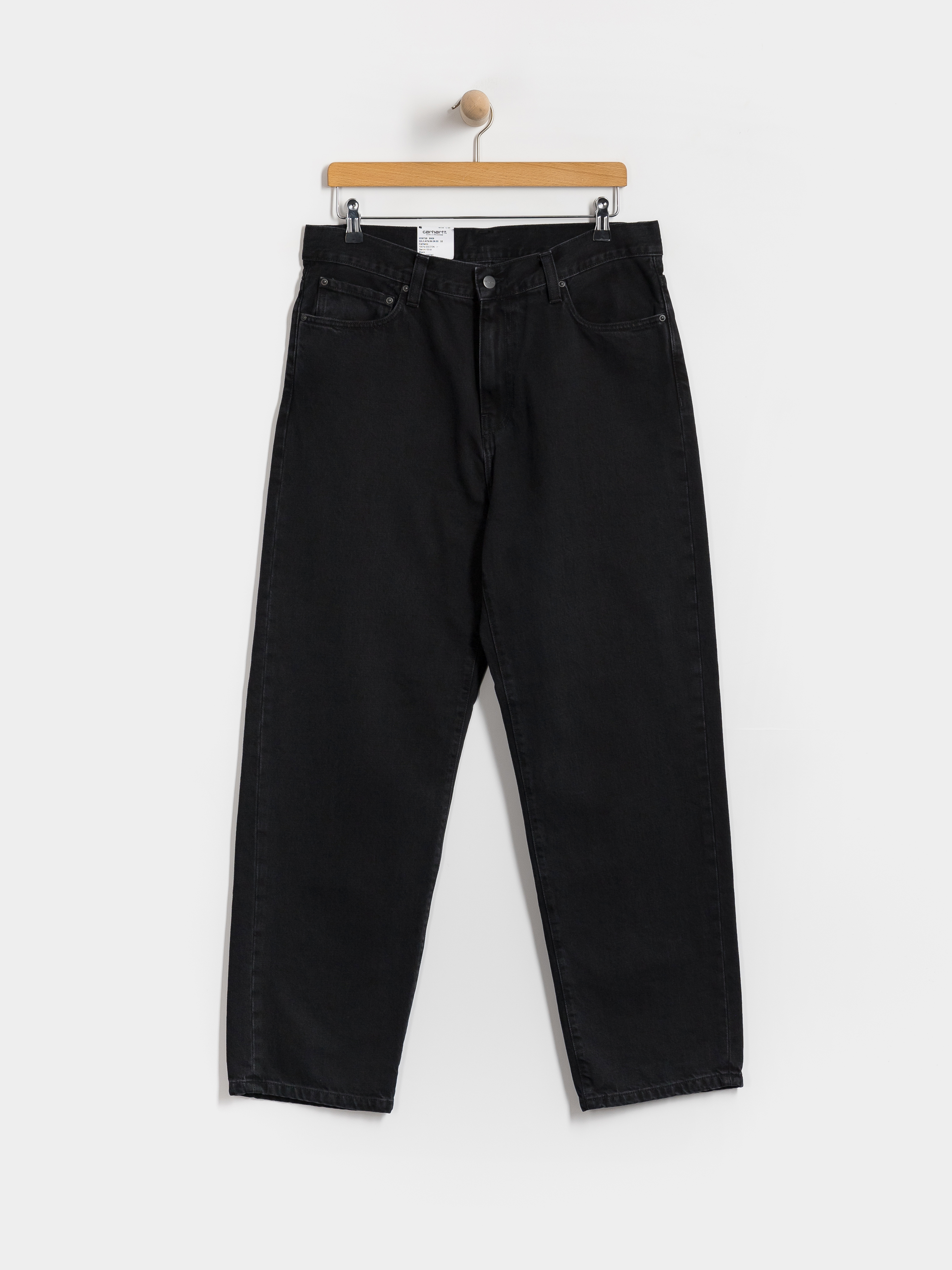 u041fu0430u043du0442u0430u043bu043eu043du0438 Carhartt WIP Aaron (black/stone washed)