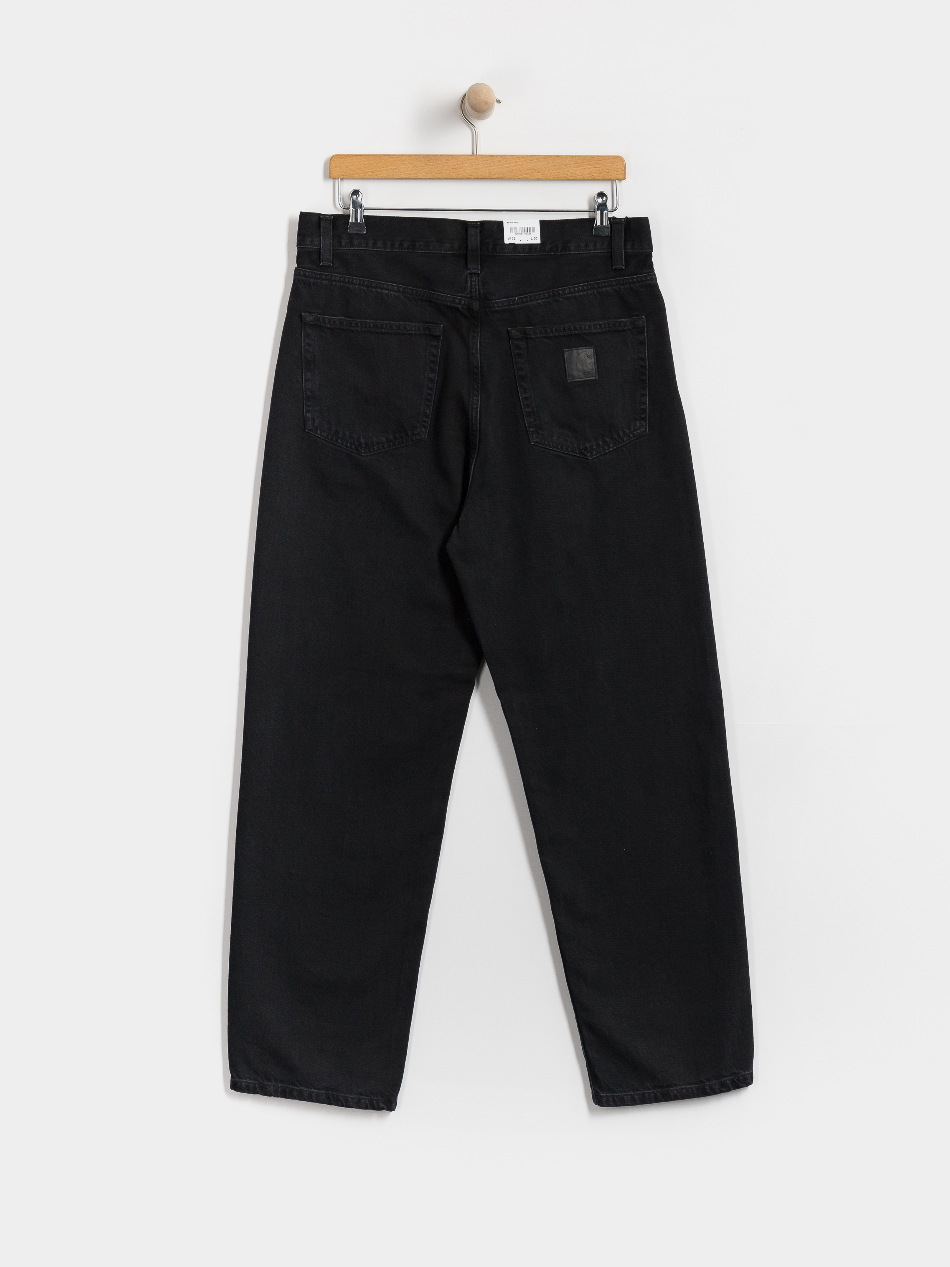 Панталони Carhartt WIP Aaron (black/stone washed)