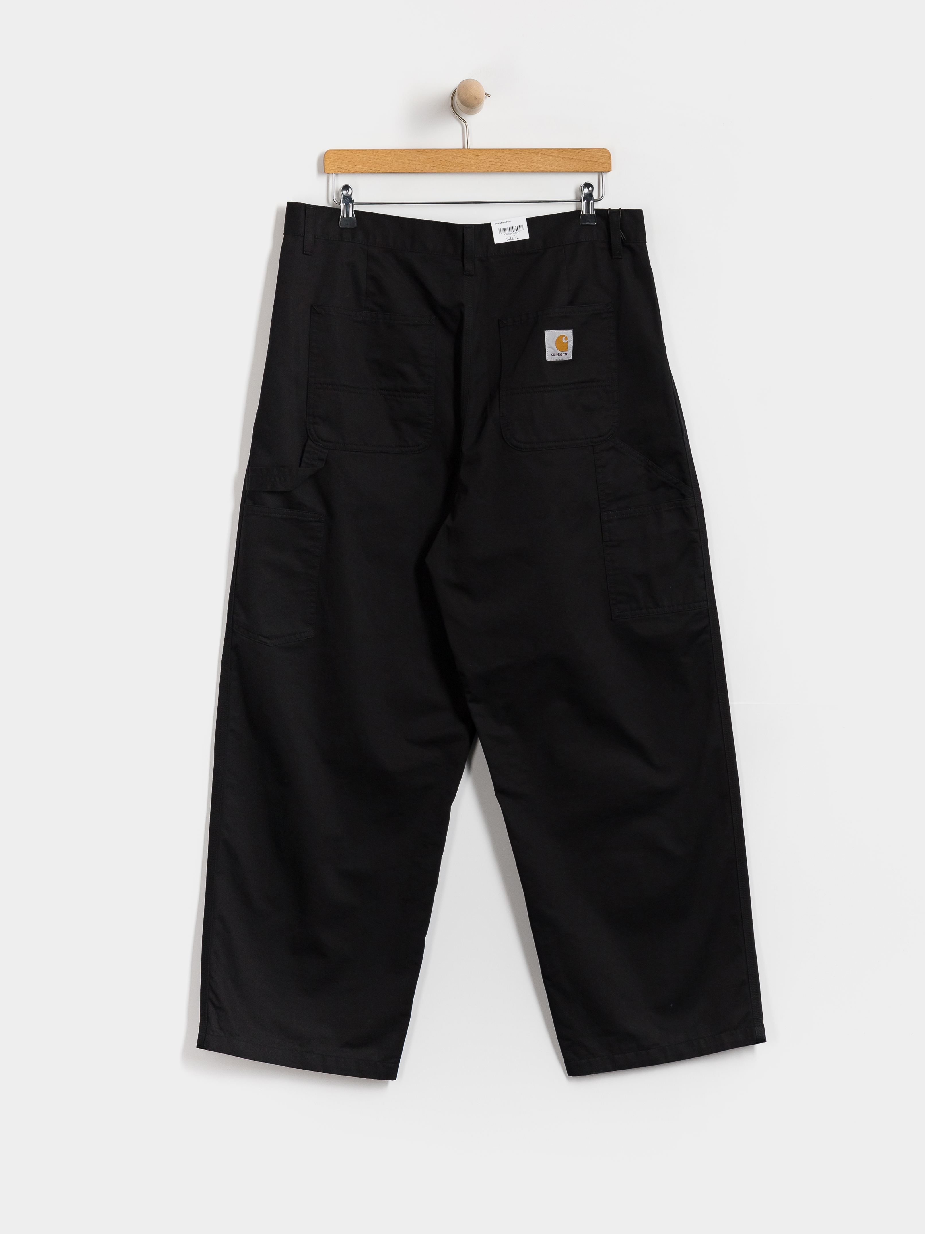 Панталони Carhartt WIP Brockman (black/rinsed)