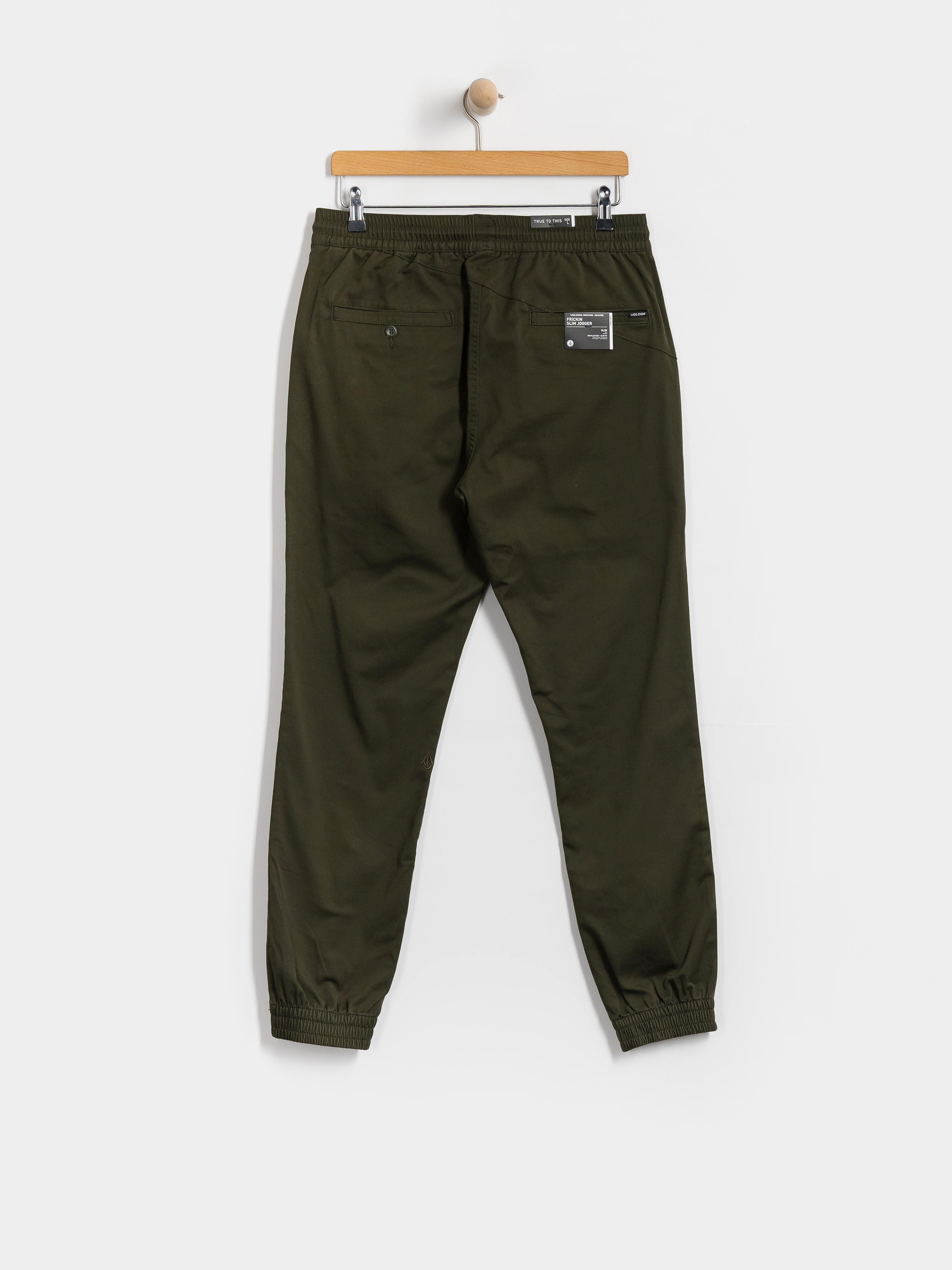 Панталони Volcom Frickin Slim Jogger (dark green)