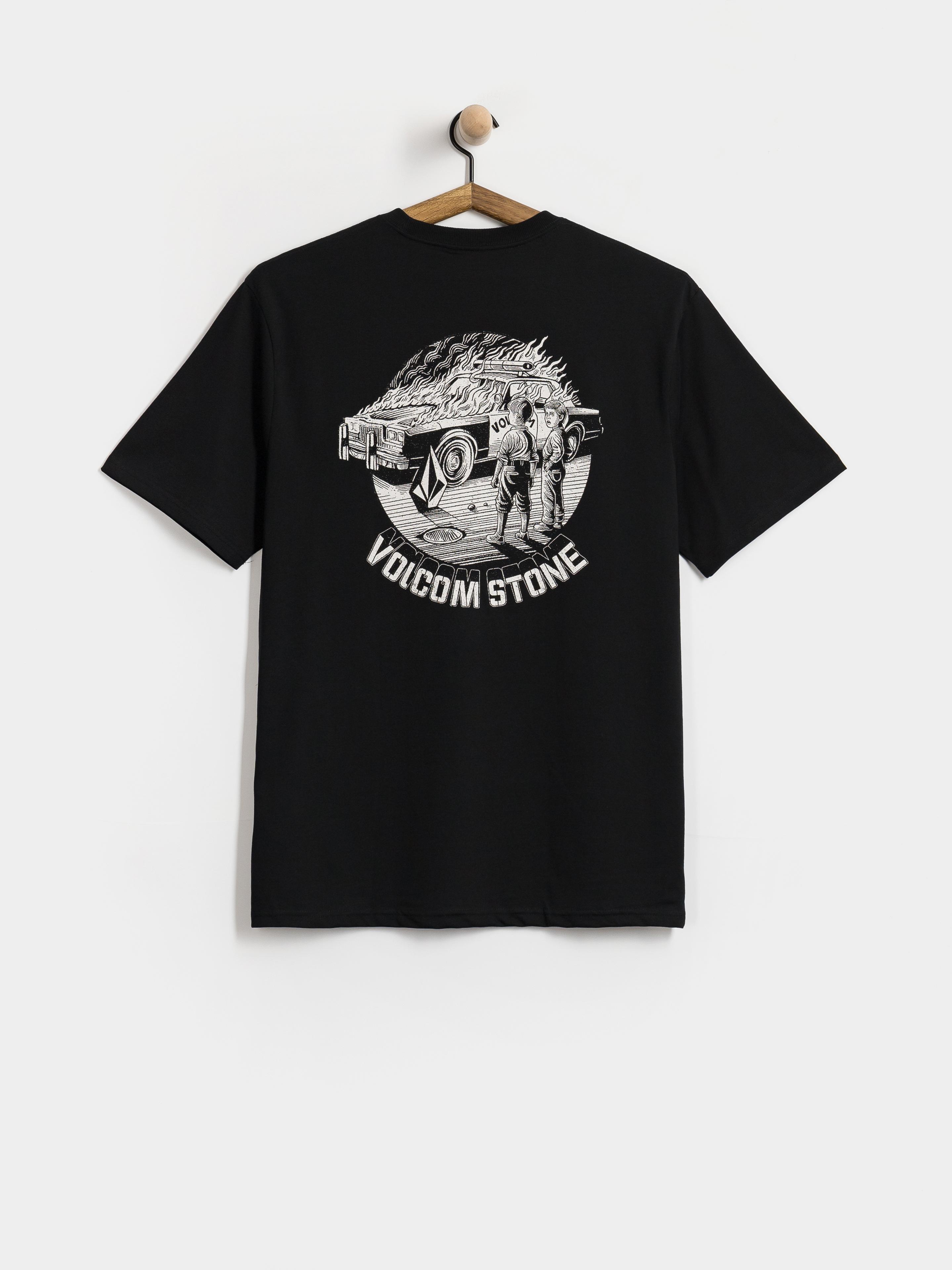 Тениска Volcom Firecar (black)