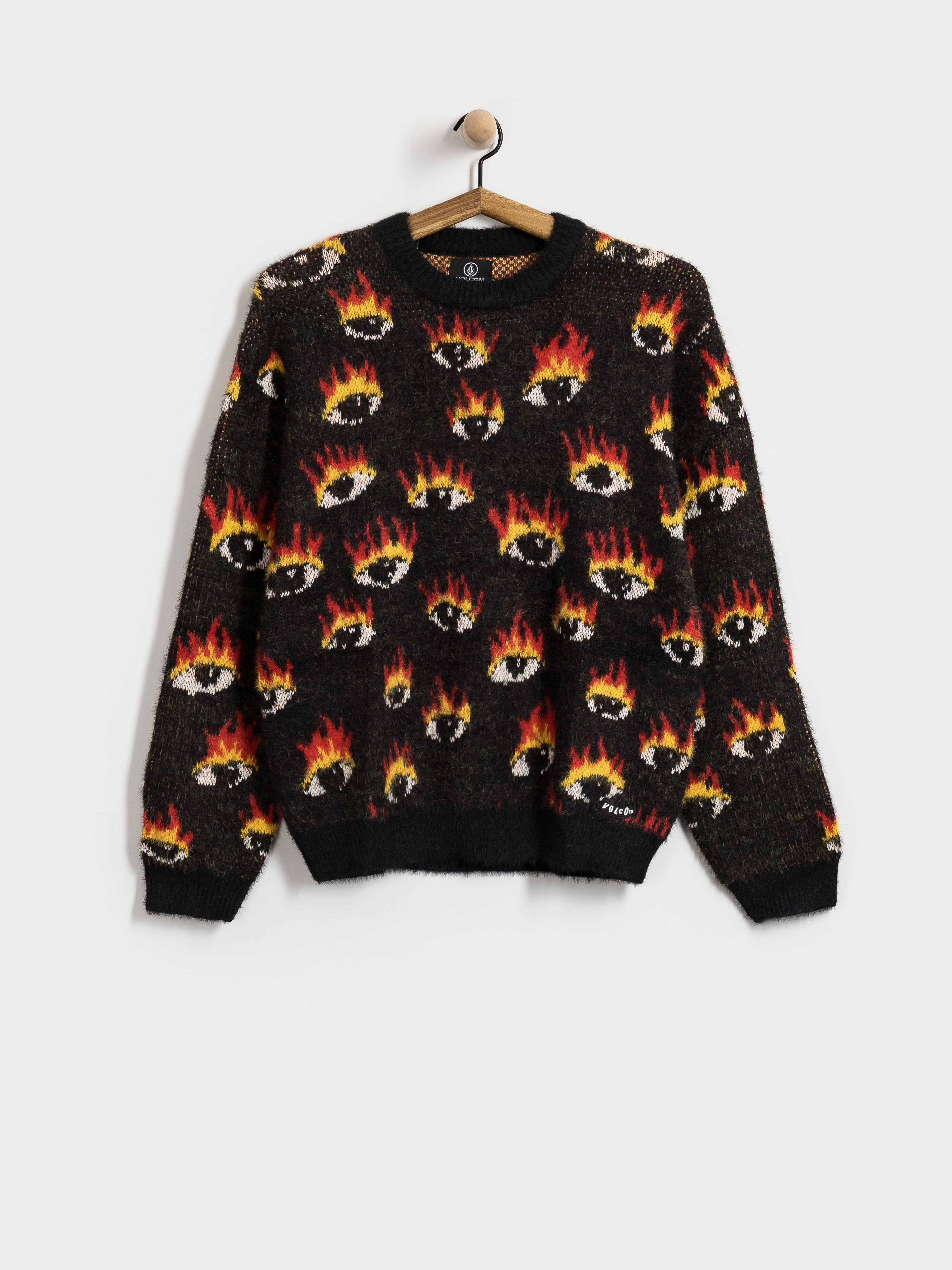 Пуловер Volcom Fa Ozzy Eyes (black)