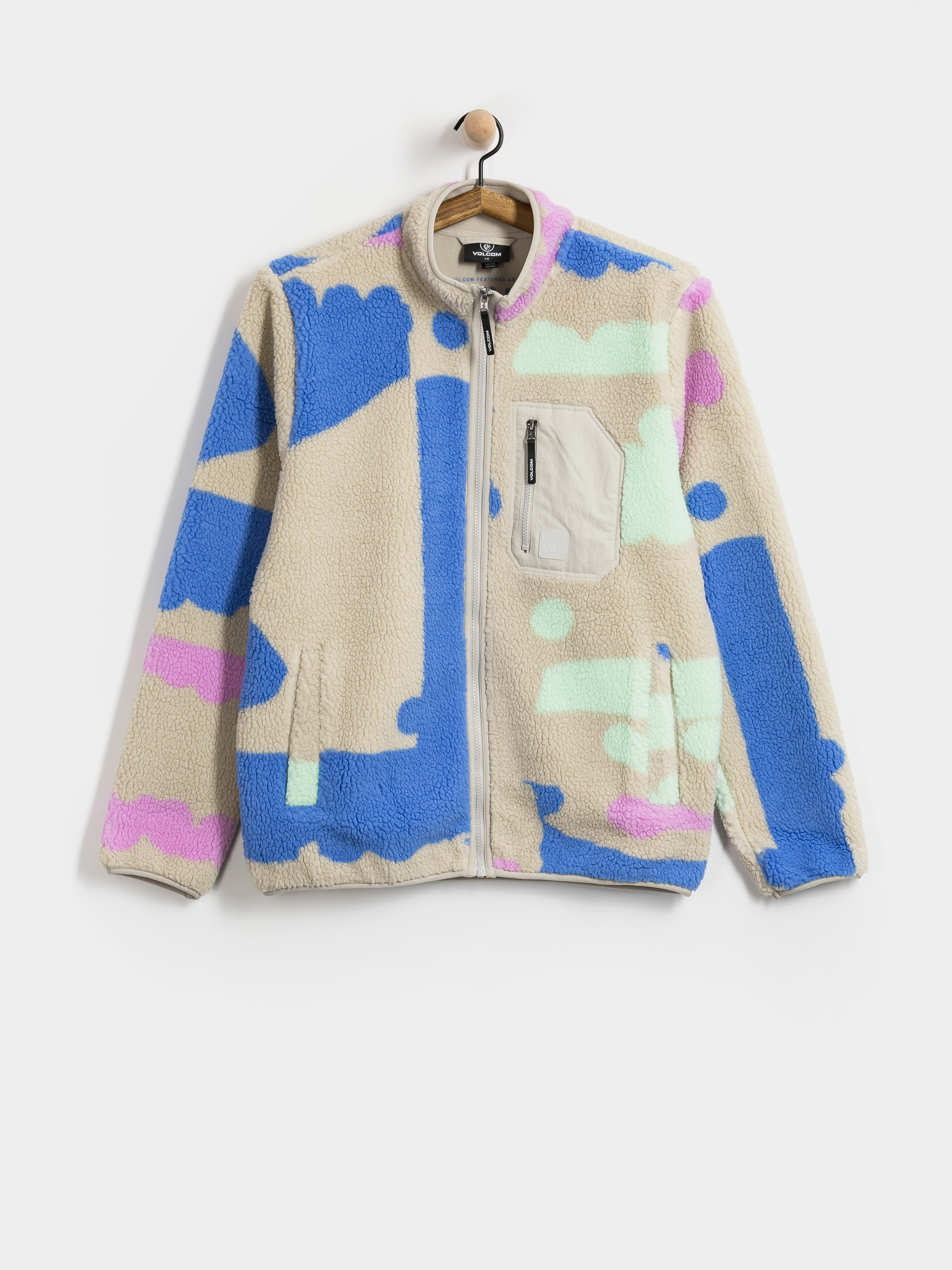 Суитшърт с качулка Volcom Fa Carrau Fuzzar ZHD