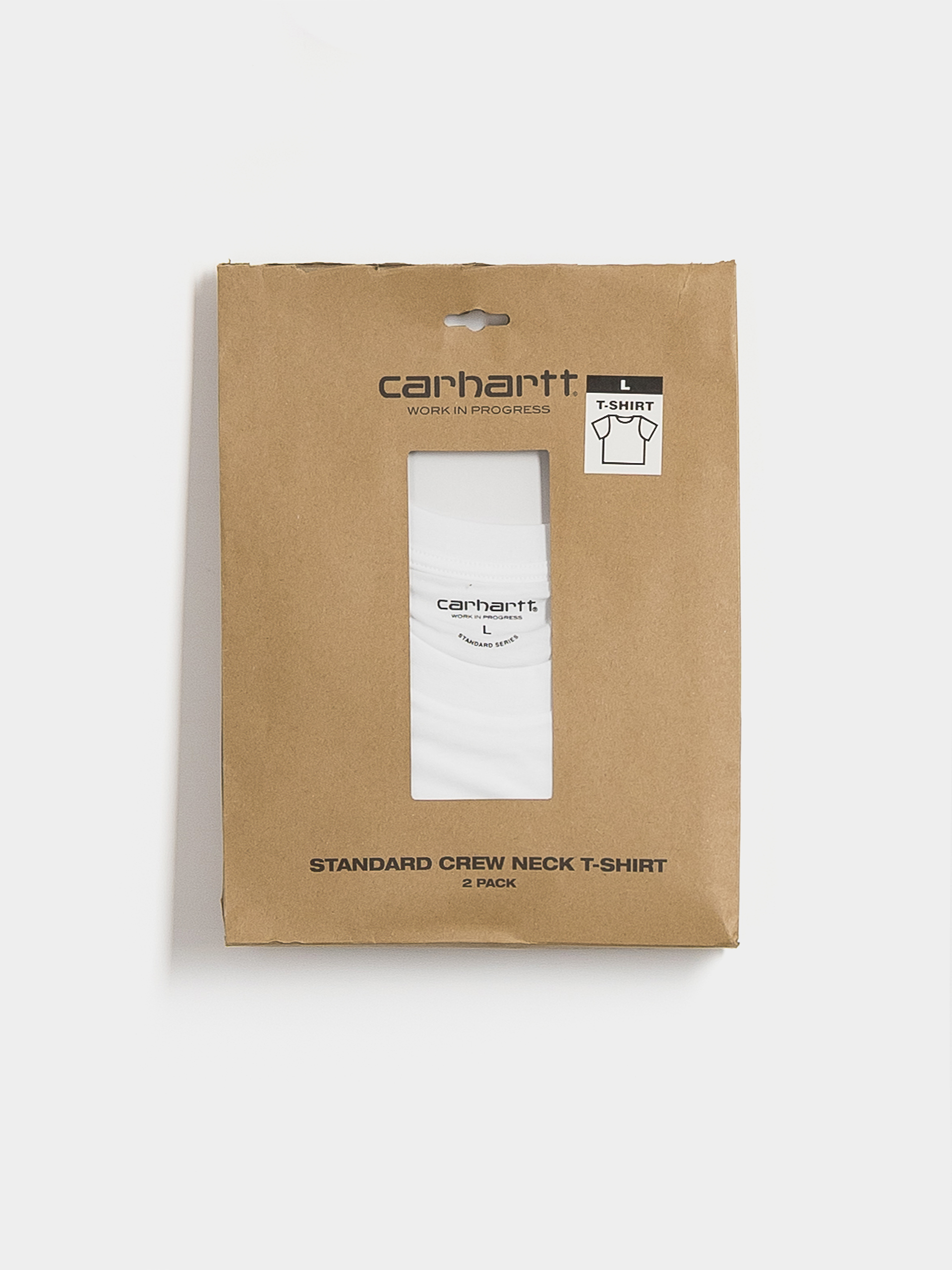 Тениска Carhartt WIP Standard 2 pack (white/white)