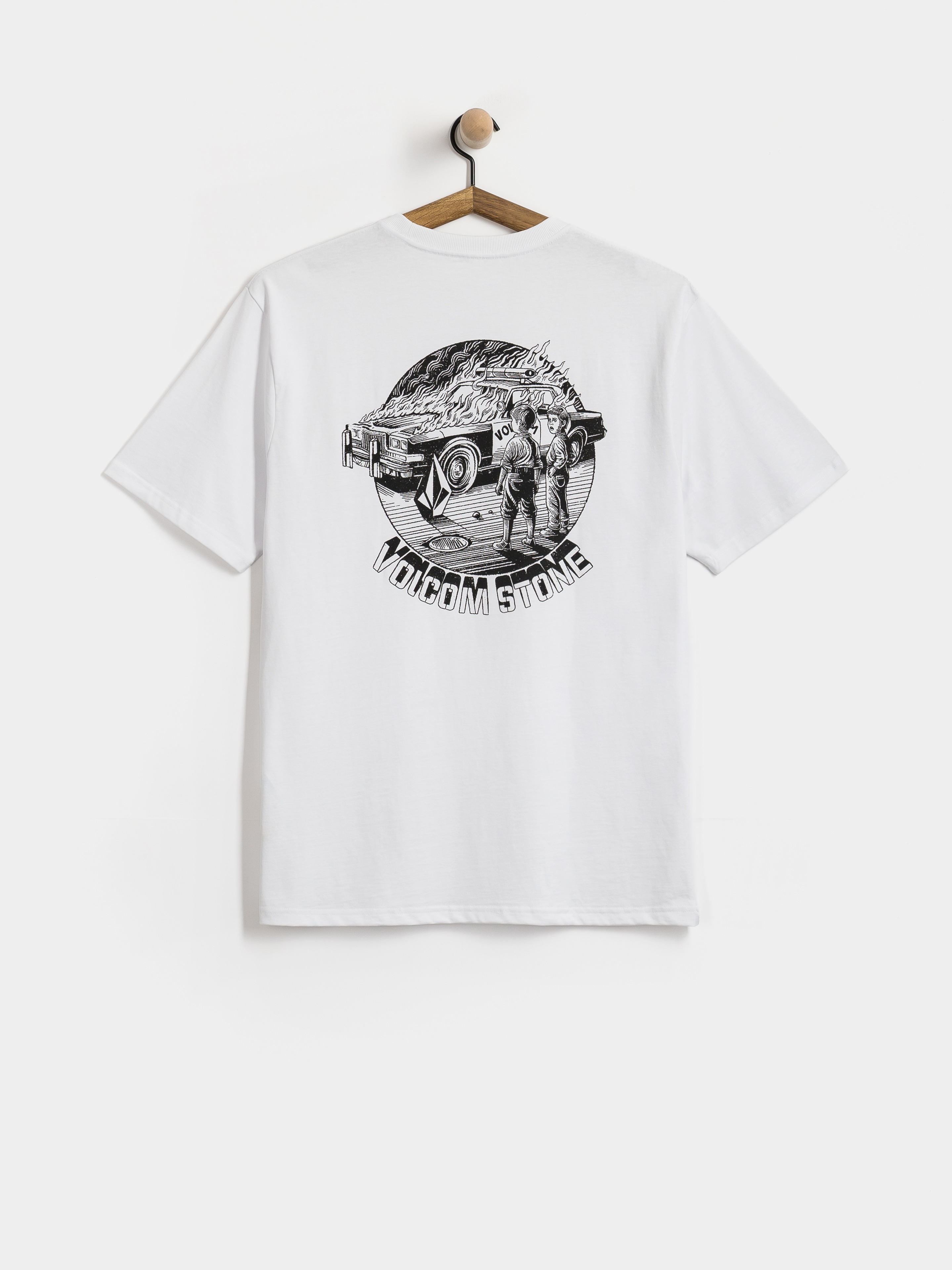 Тениска Volcom Firecar (white)