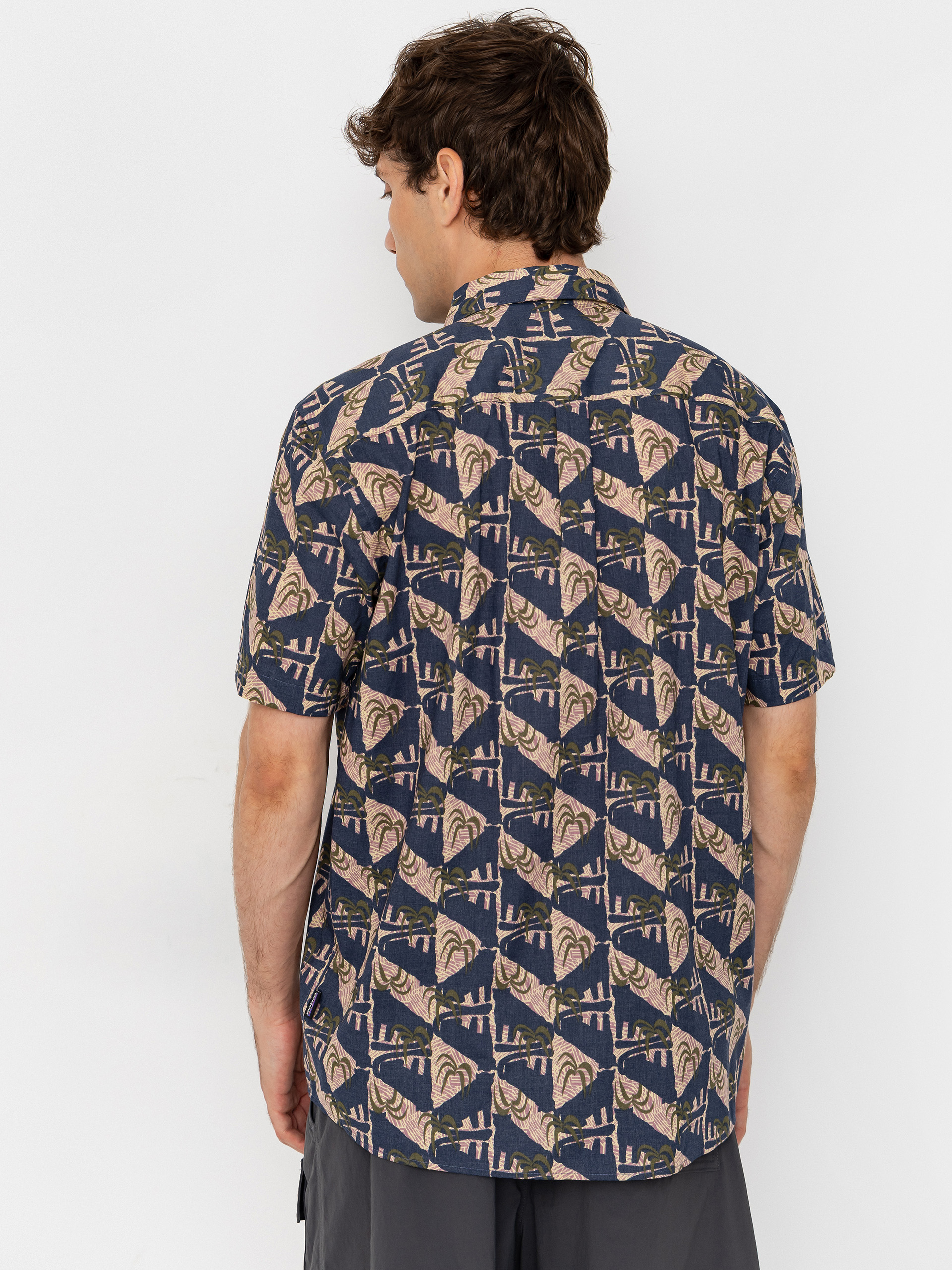 Риза Patagonia Go To (jaguar geo/dolomite blue)