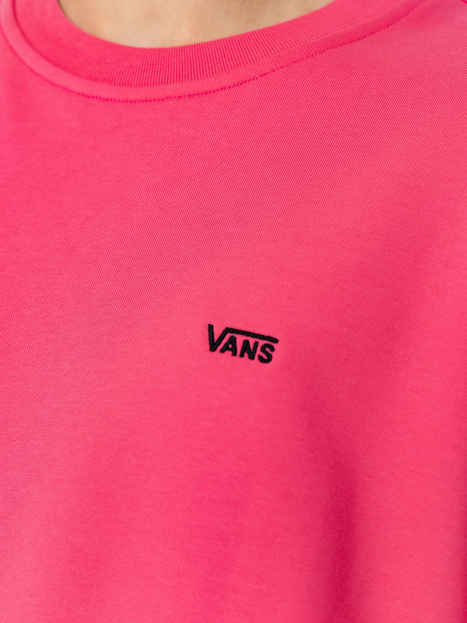 Суитшърт Vans Left Chest II (pink velvet)