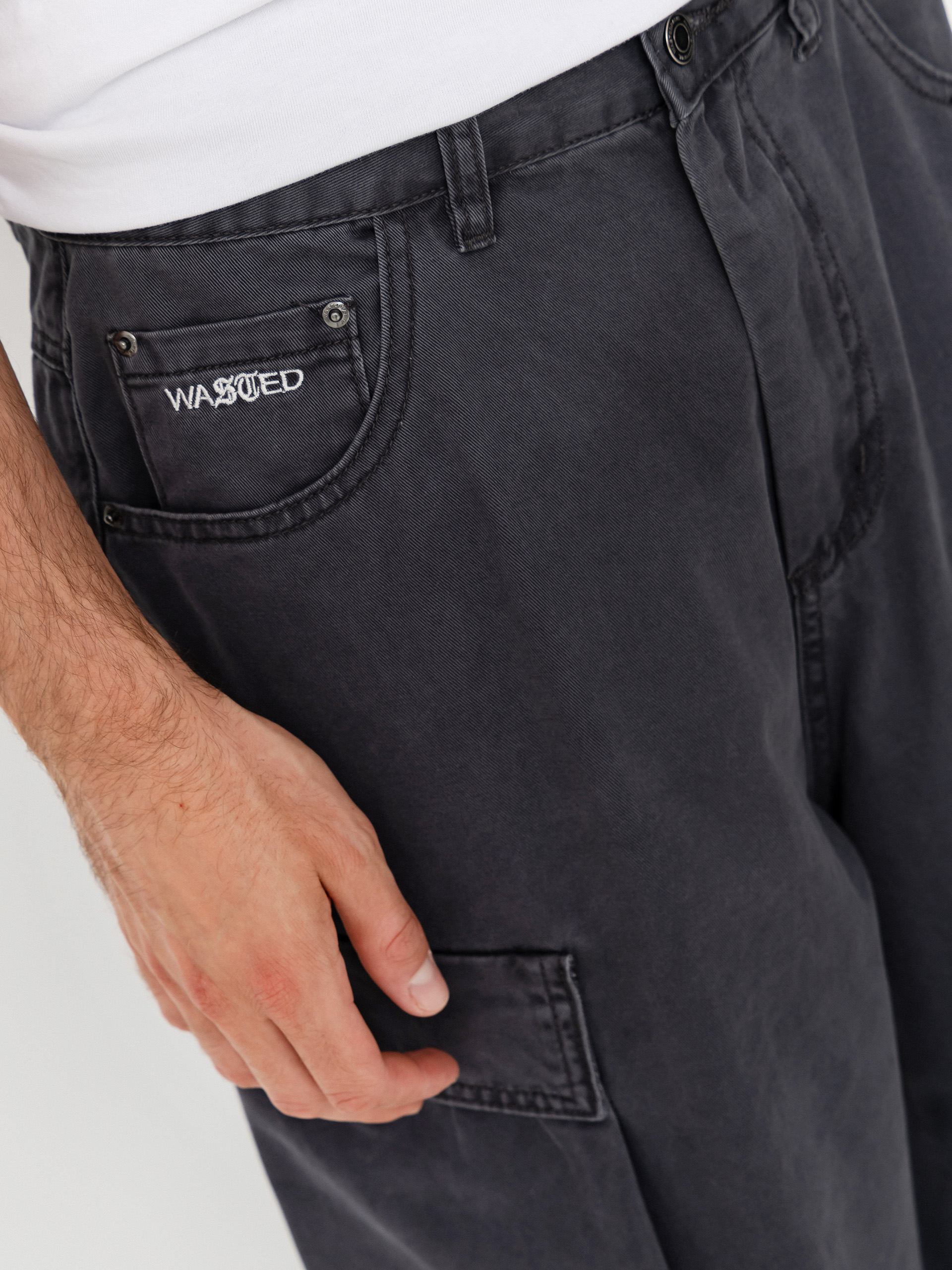 Къси панталони Wasted Paris Grant (faded black)