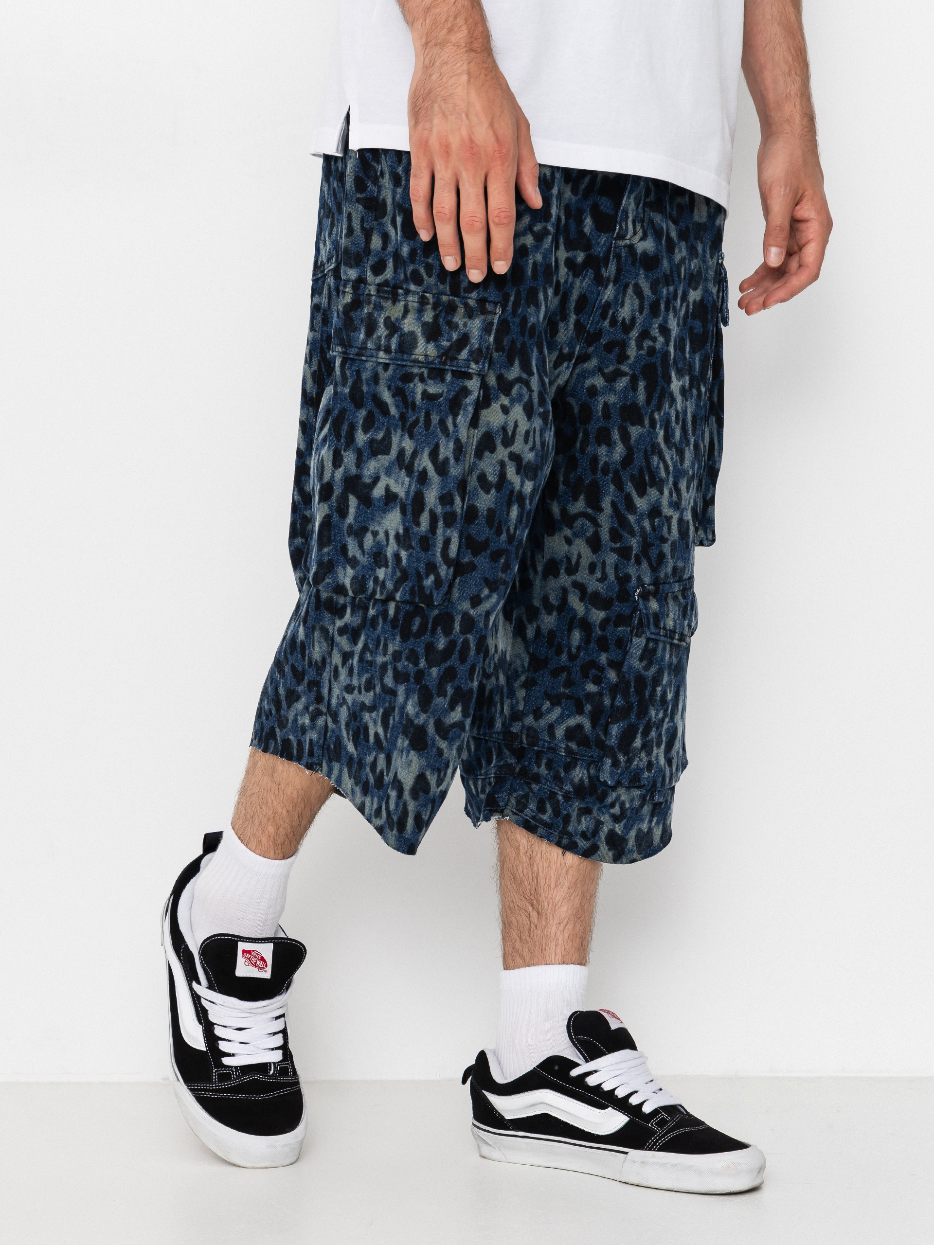 Къси панталони Wasted Paris Cheetah Grant (blue camo)