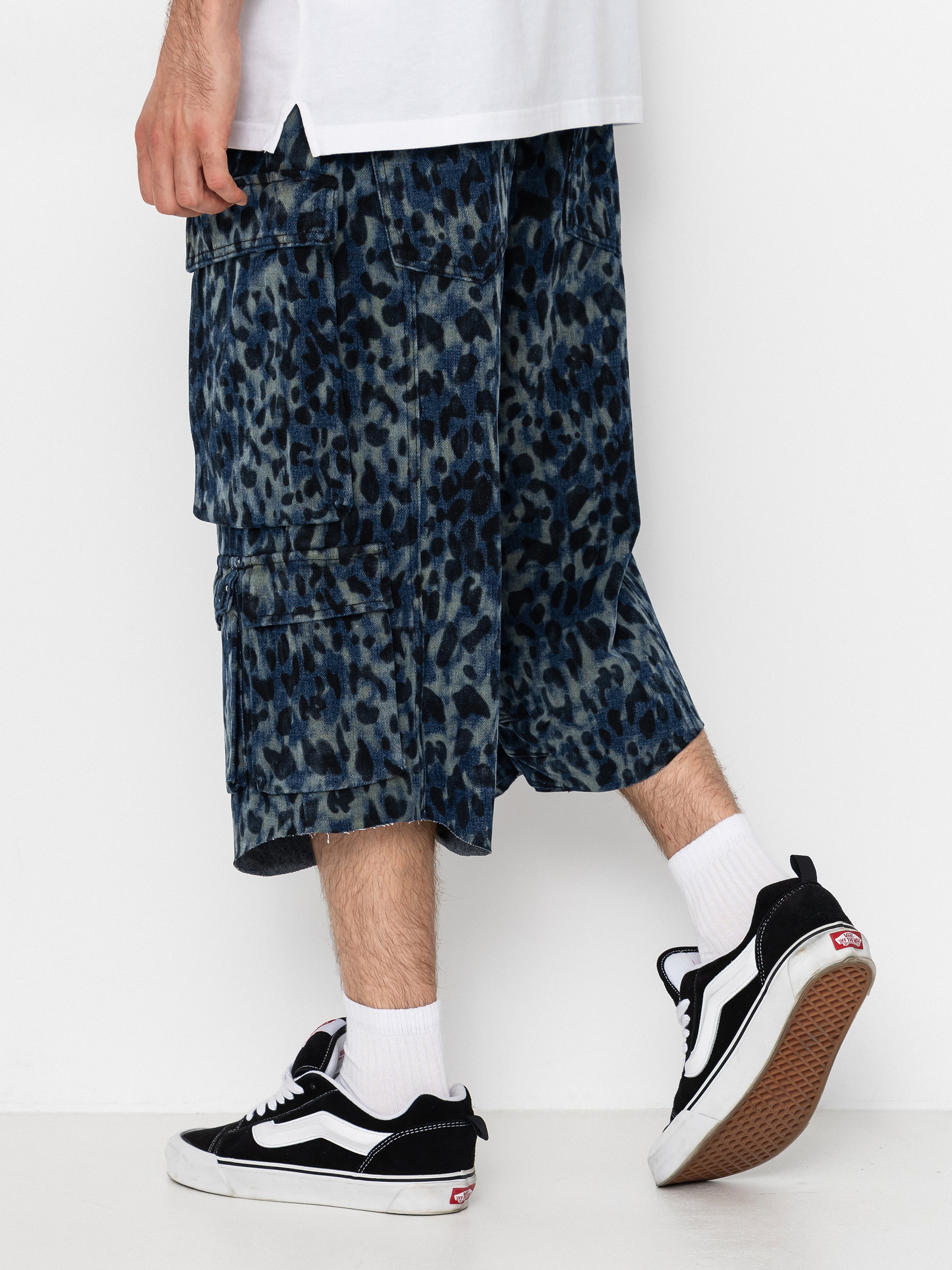 Къси панталони Wasted Paris Cheetah Grant (blue camo)