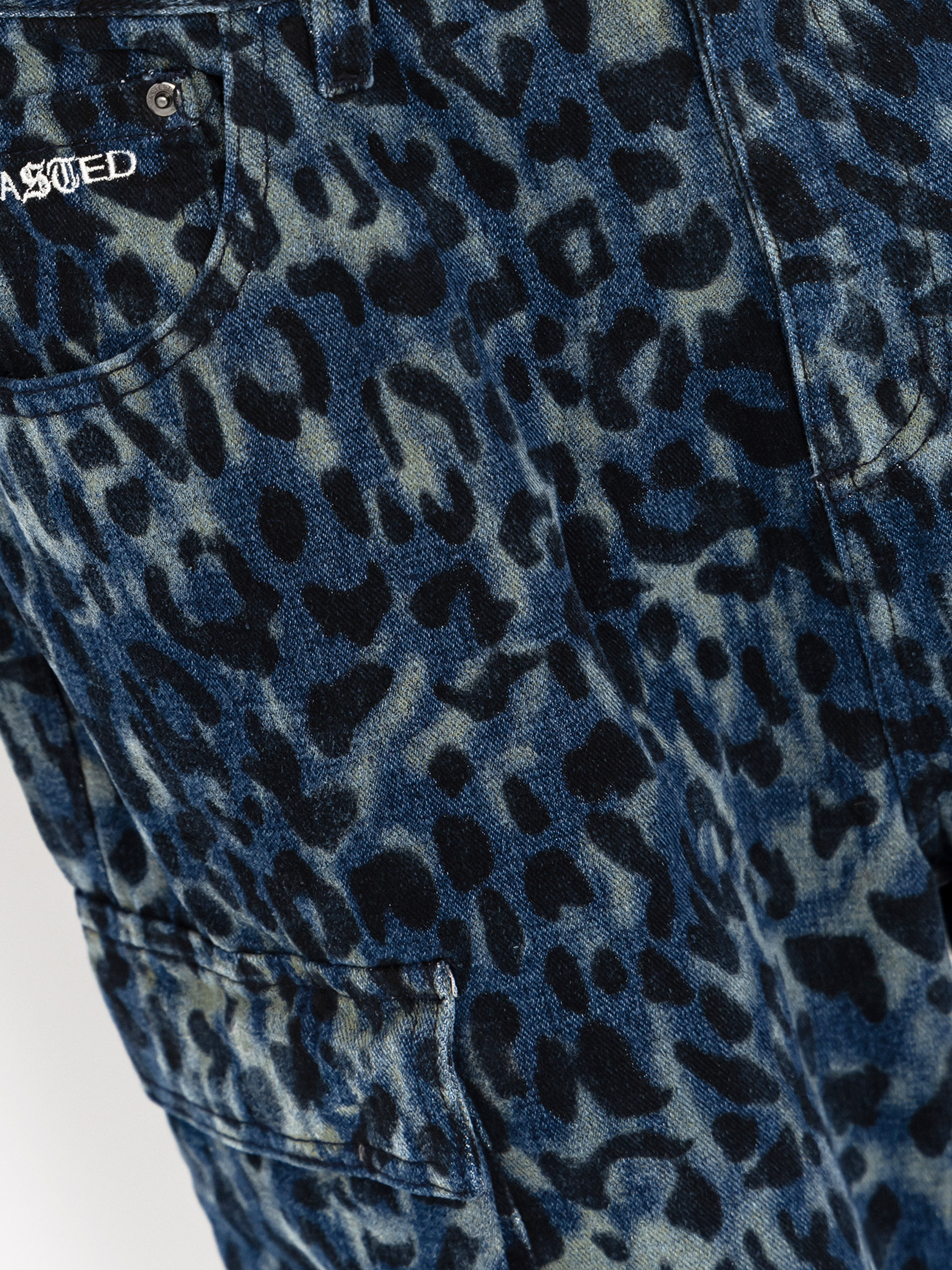 Къси панталони Wasted Paris Cheetah Grant (blue camo)