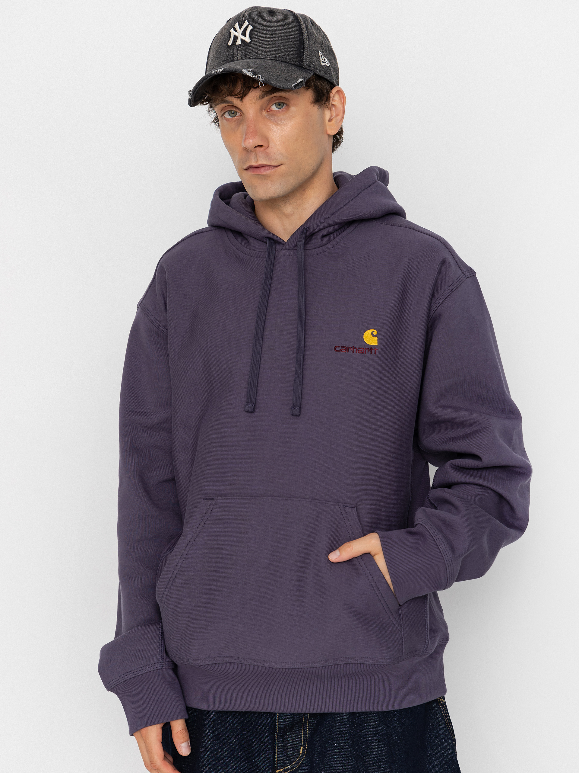 Суитшърт с качулка Carhartt WIP American Script HD