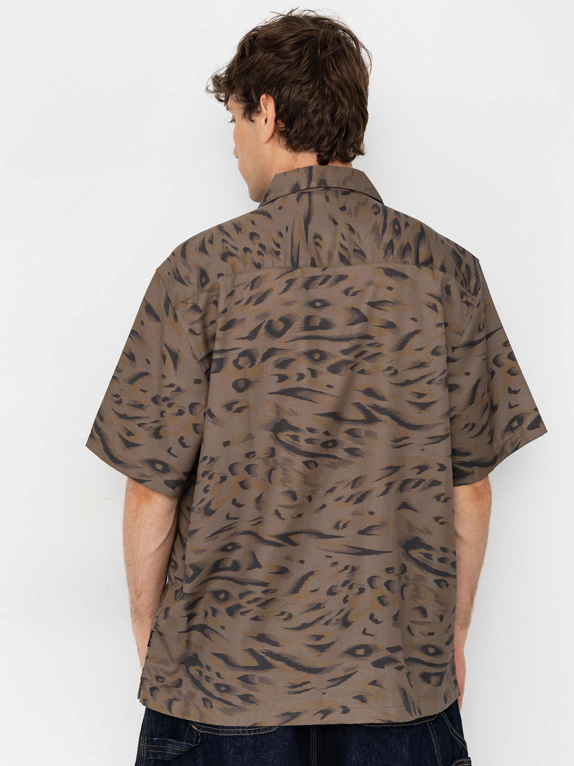 Риза Carhartt WIP Travon (duck feather print cypress/black)