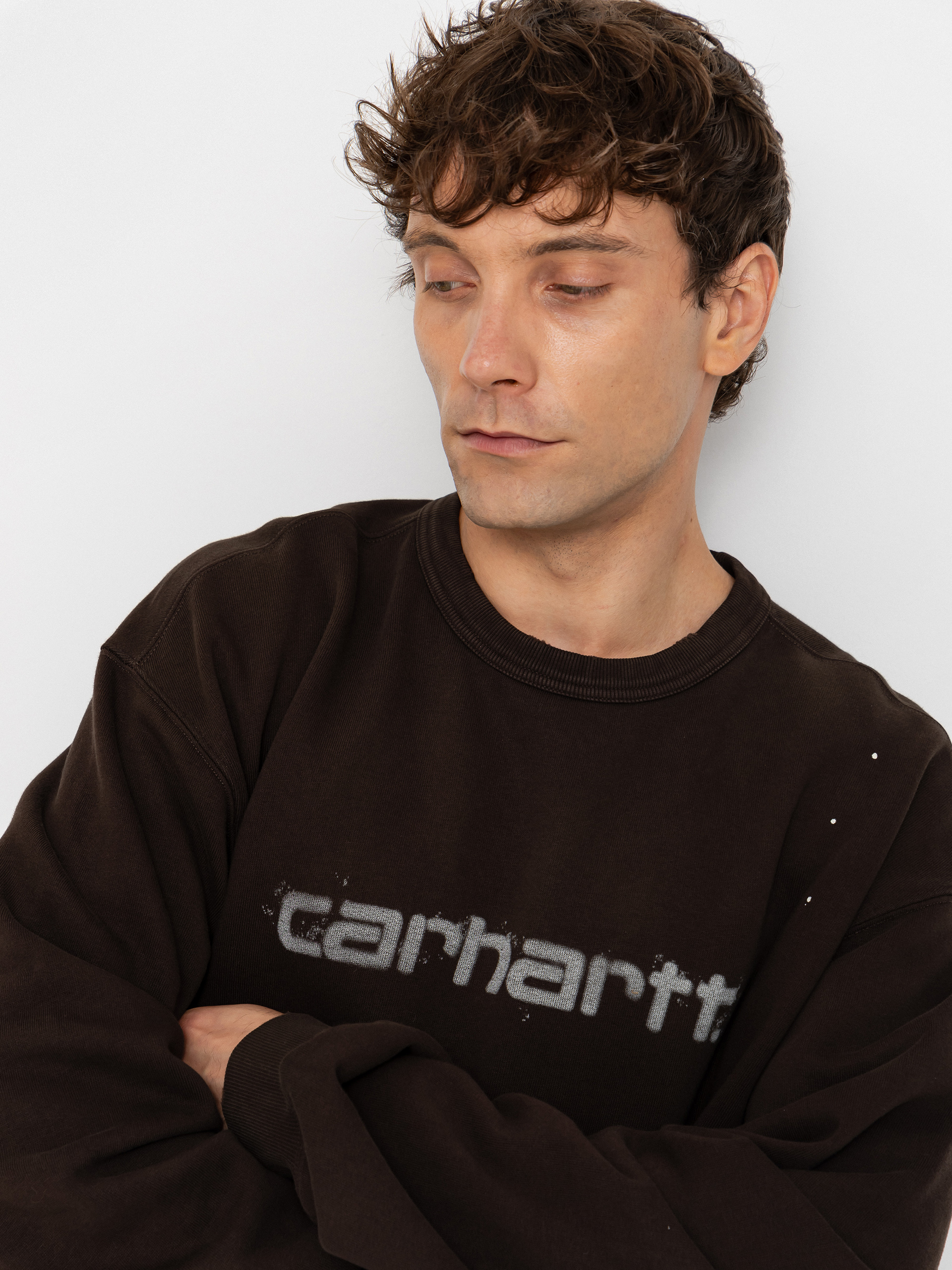 Суитшърт Carhartt WIP Painter (tobacco)