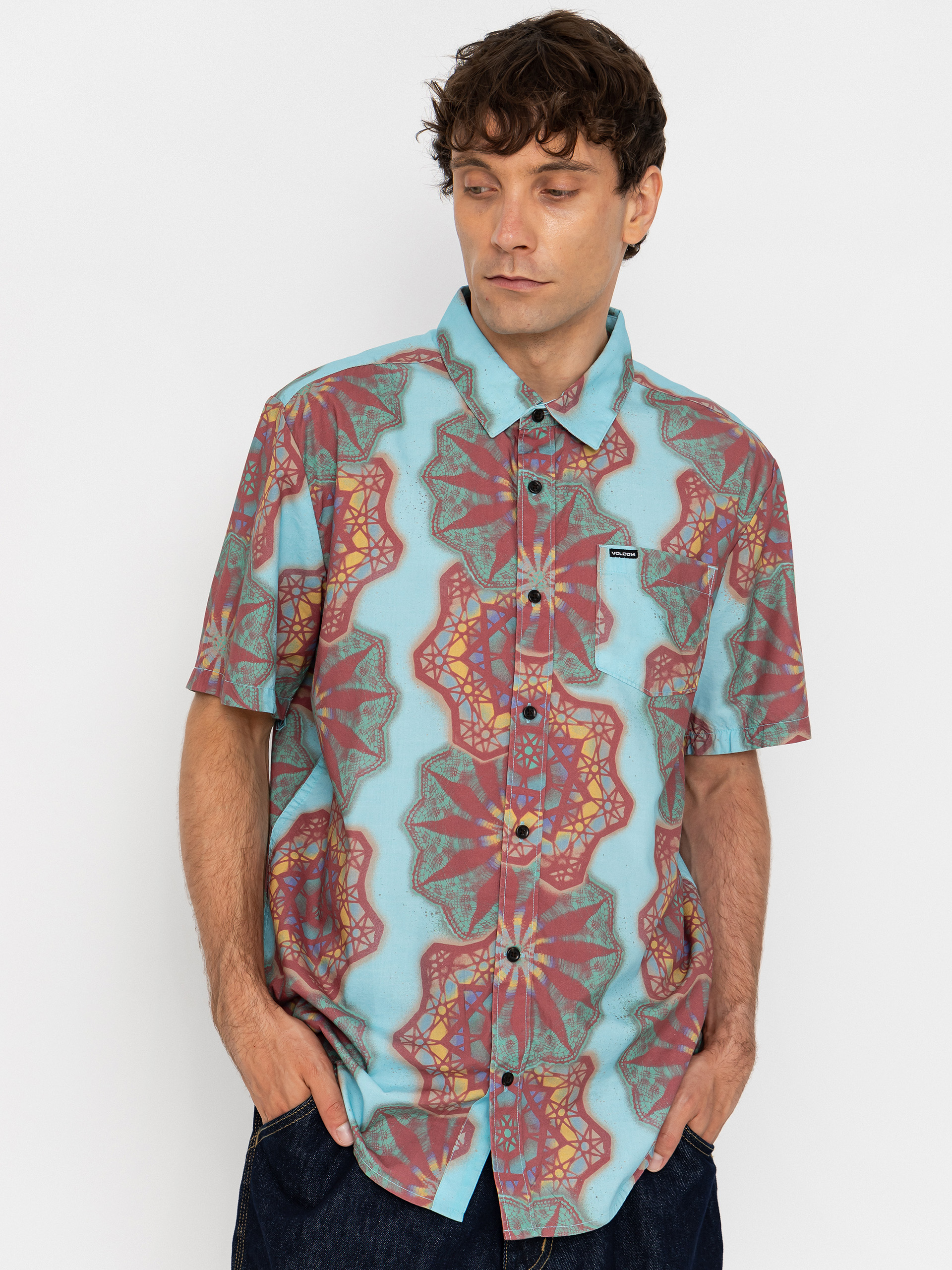 Риза Volcom Star Shields Fa (castlerock)
