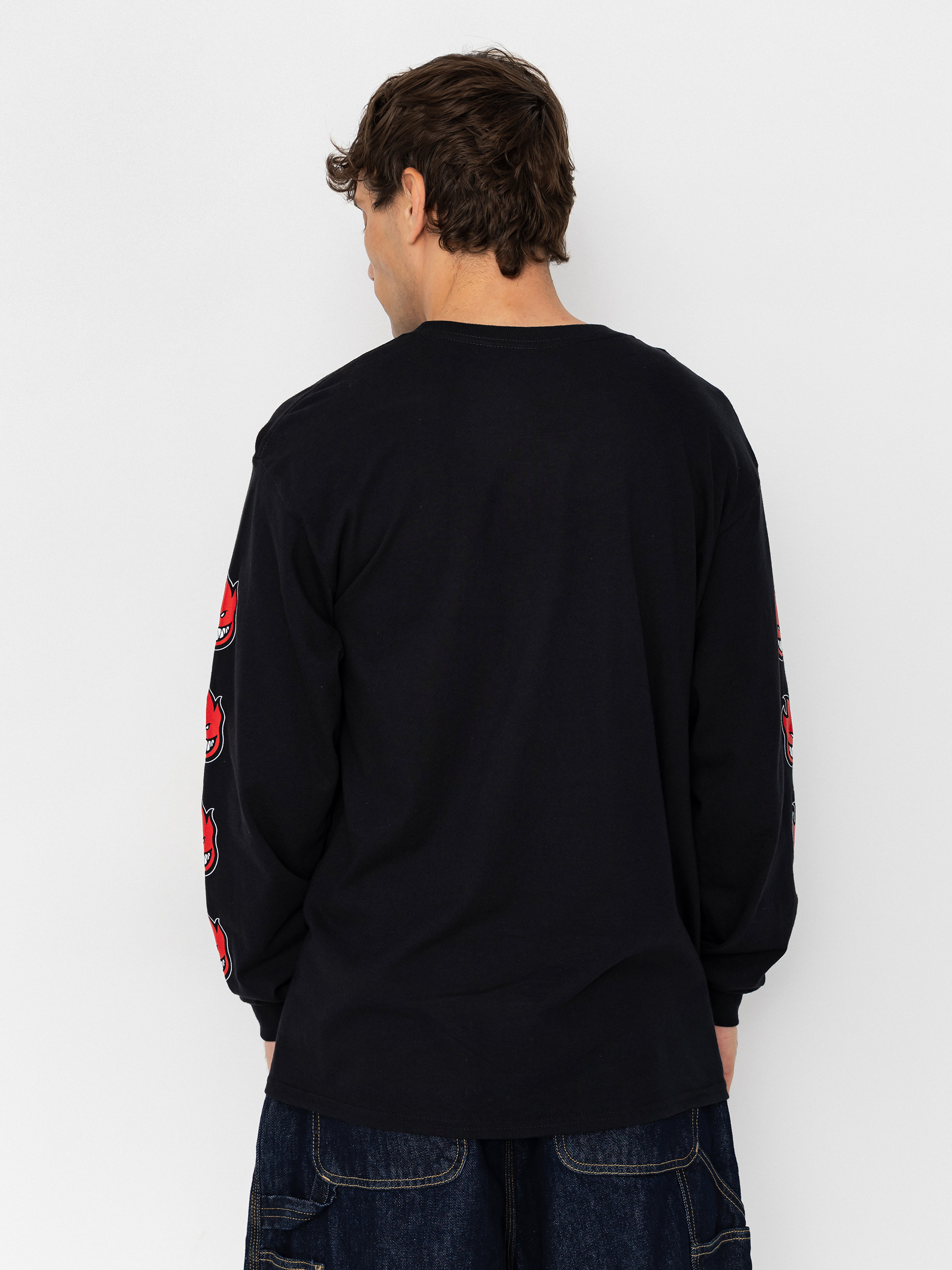 Блуза Spitfire Classic 87 Bighead Fill Sleeve (black w/red white black prints)