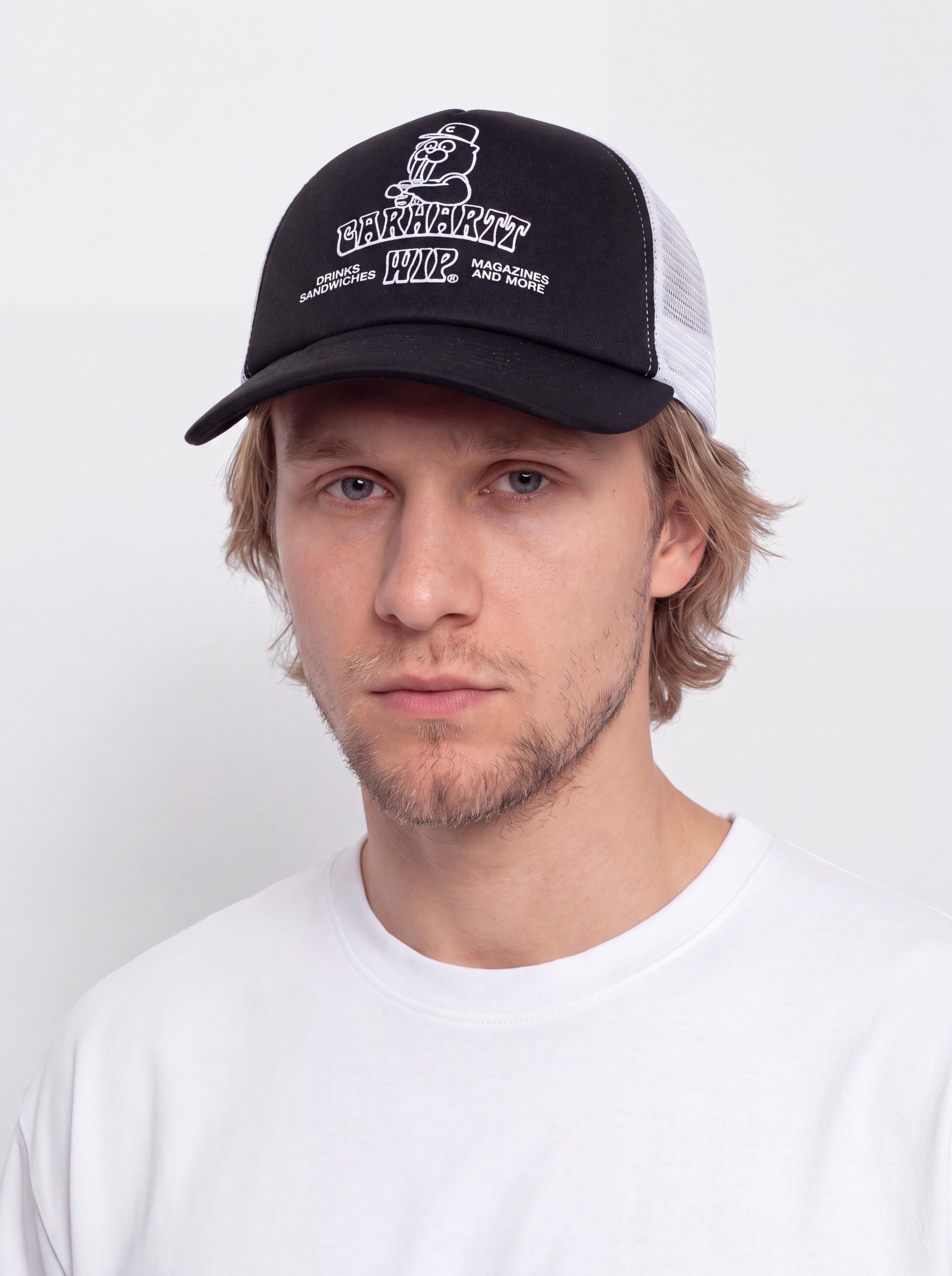 Шапка с козирка Carhartt WIP Sandwich Trucker (black)