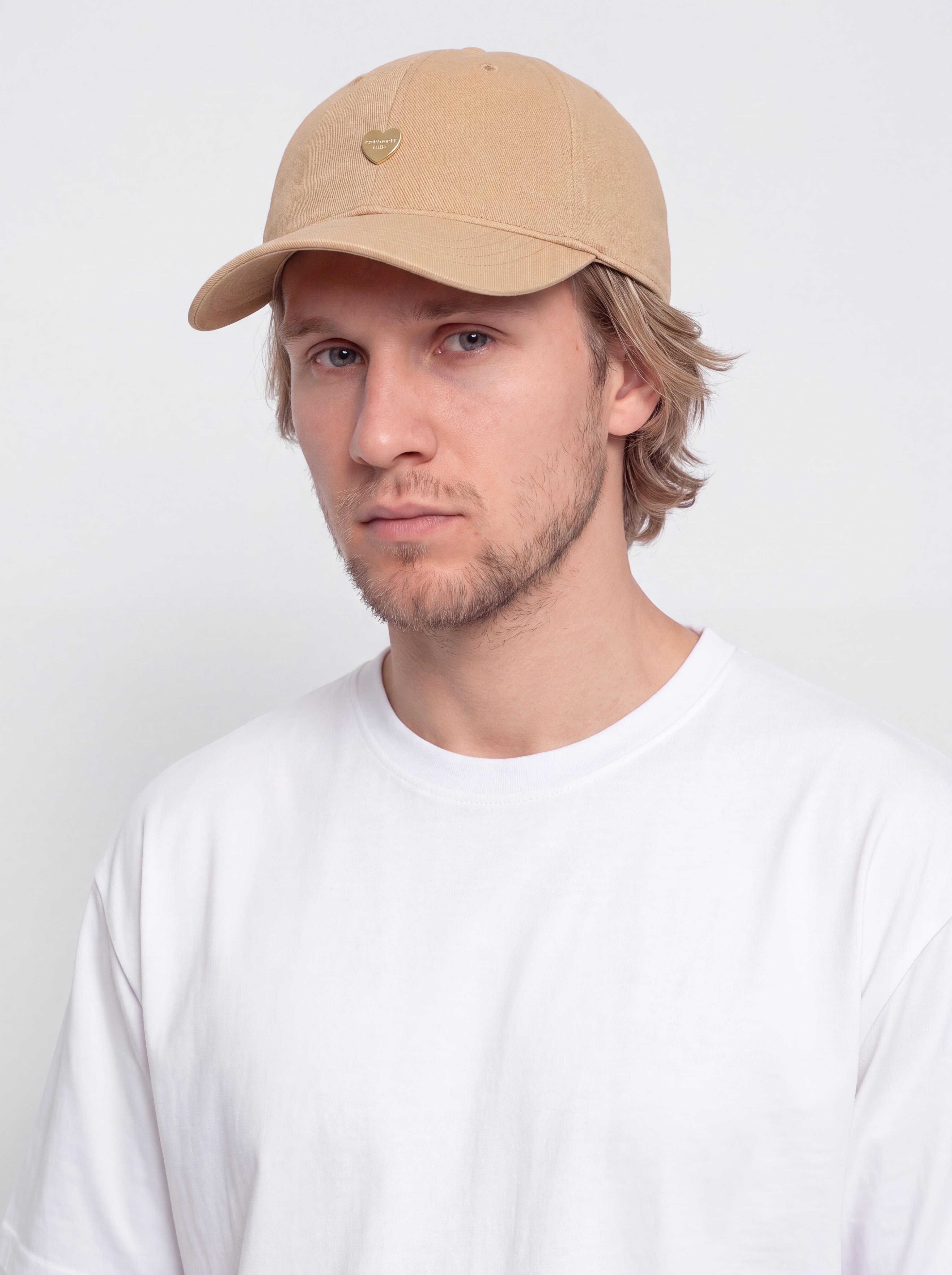Шапка с козирка Carhartt WIP Heart Metal (wip dusty h/gold)