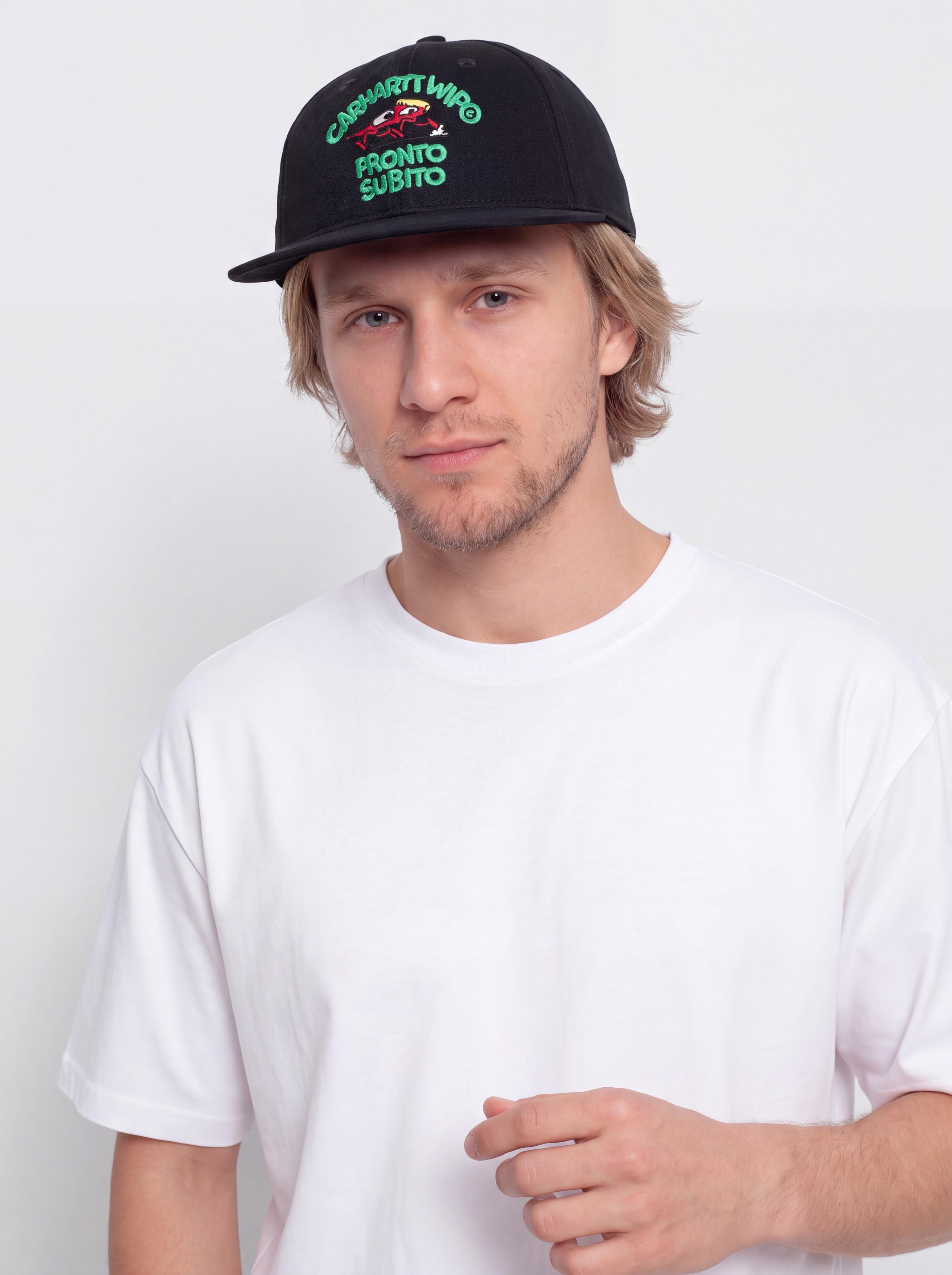 u0428u0430u043fu043au0430 u0441 u043au043eu0437u0438u0440u043au0430 Carhartt WIP Pronto (black)