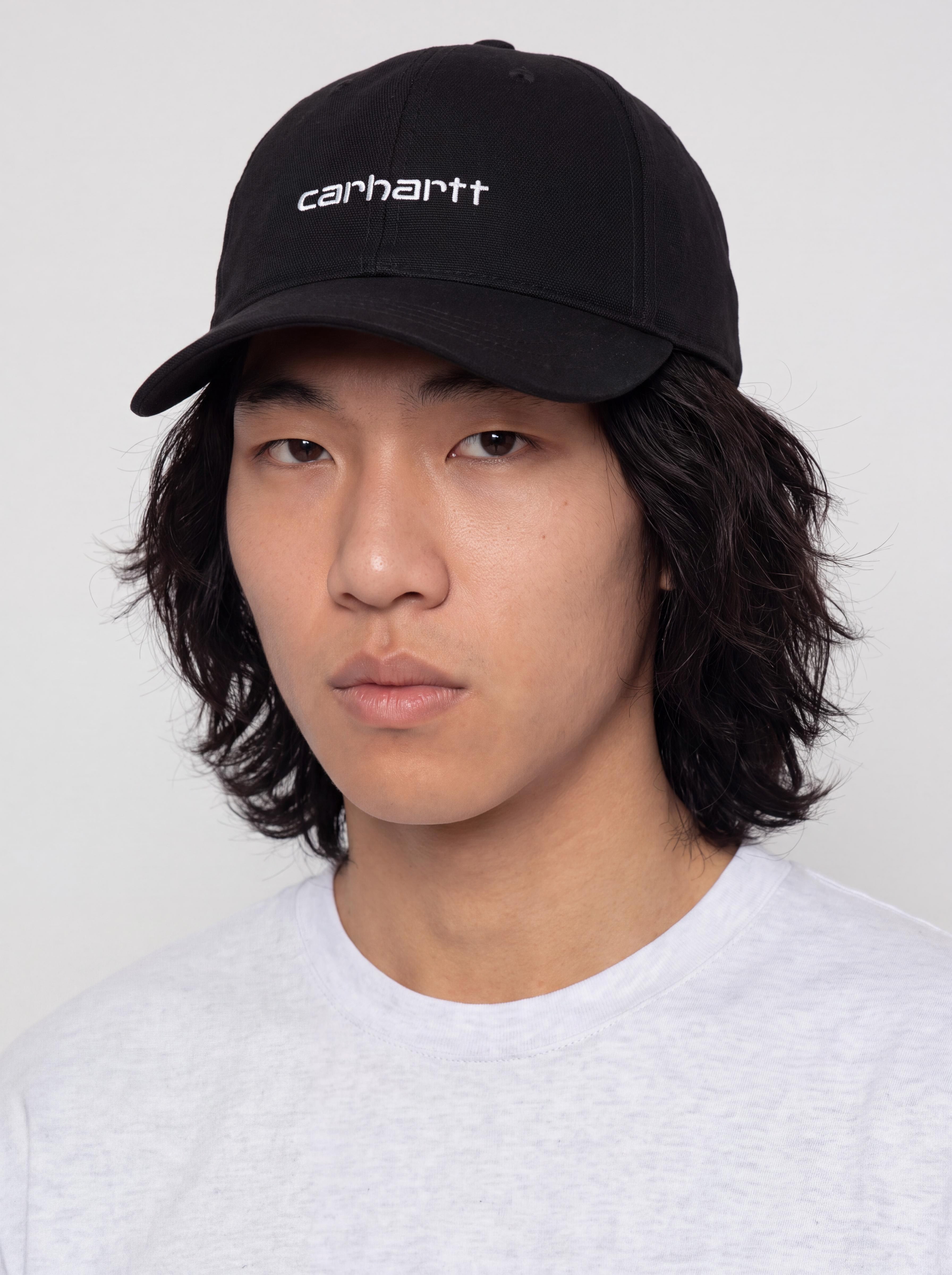 Шапка с козирка Carhartt WIP Canvas Script