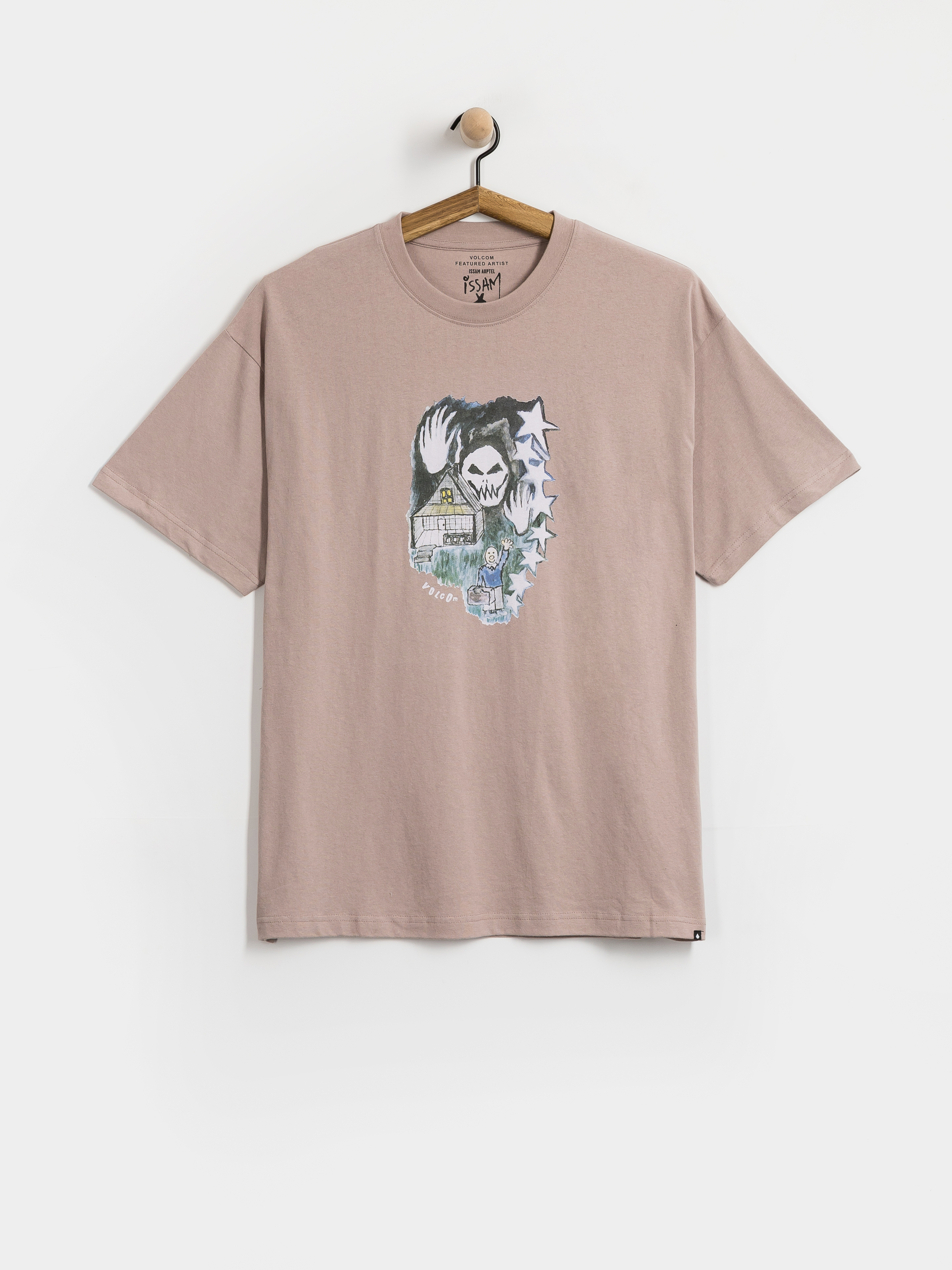 Тениска Volcom Fa Issam Auptel Lse (bark brown)