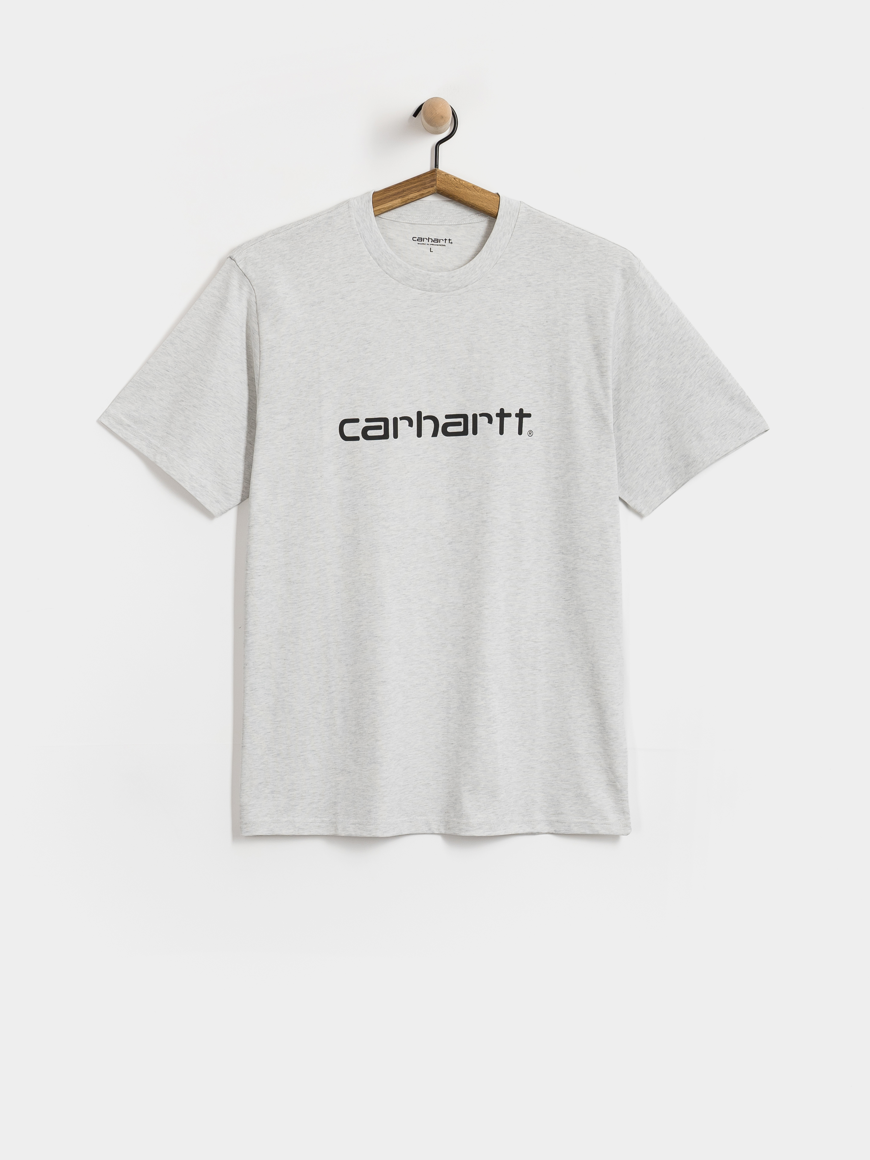 Тениска Carhartt WIP Script (ash heather/graphite)