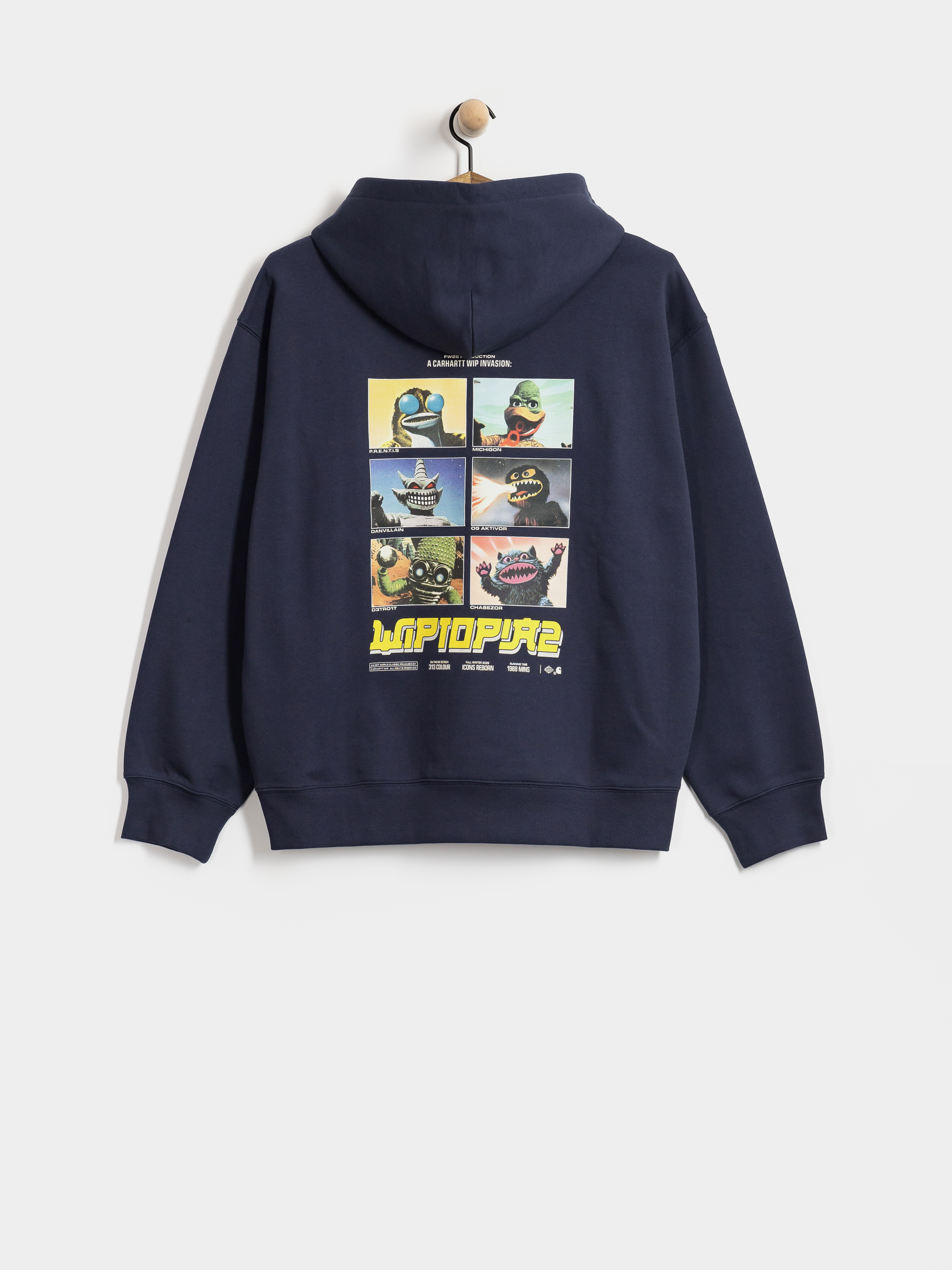 Суитшърт с качулка Carhartt WIP Wiptopia II HD (blue)