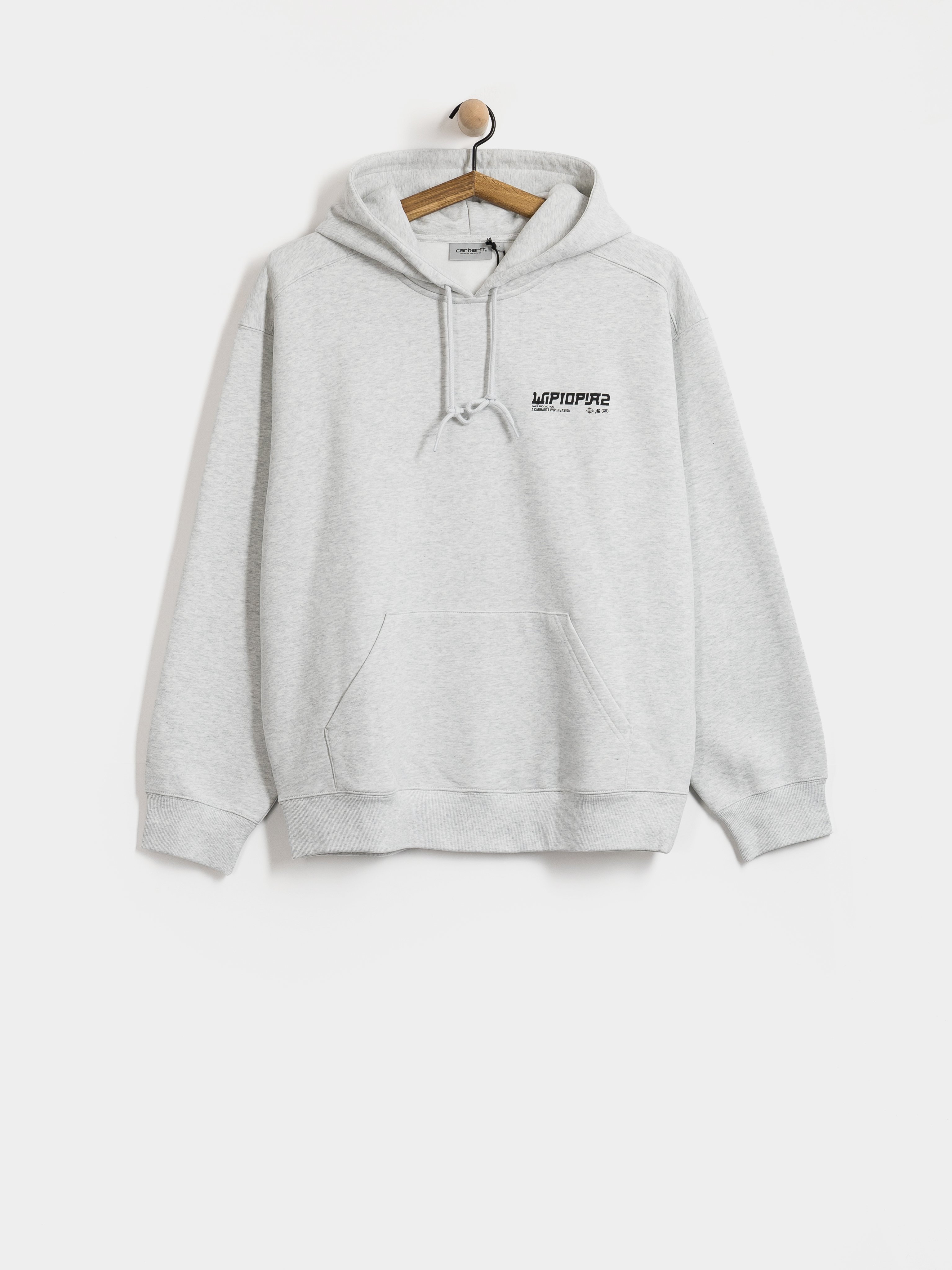 Суитшърт с качулка Carhartt WIP Wiptopia II HD (ash heather)