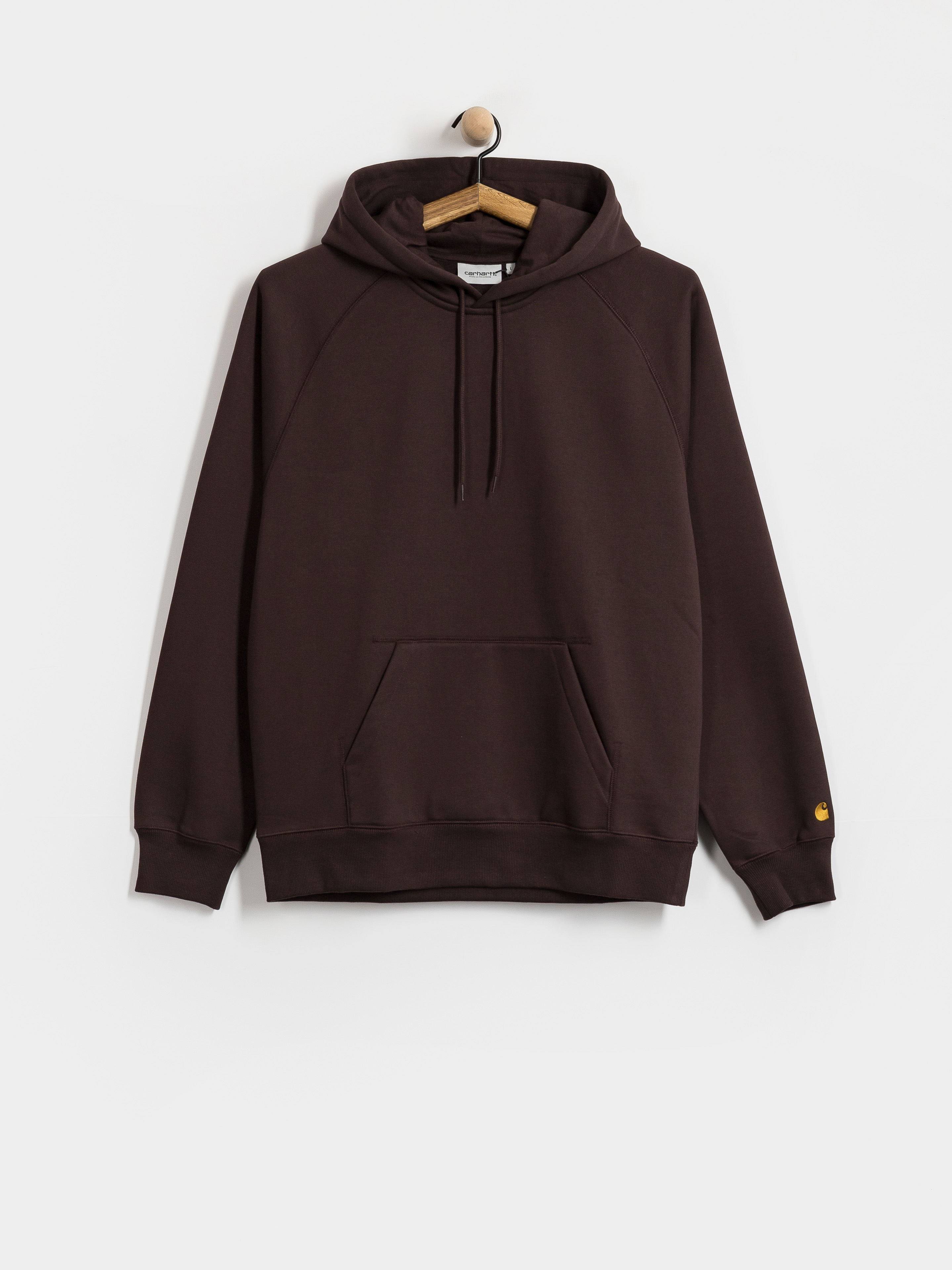 Суитшърт с качулка Carhartt WIP Chase HD (palisander/gold)