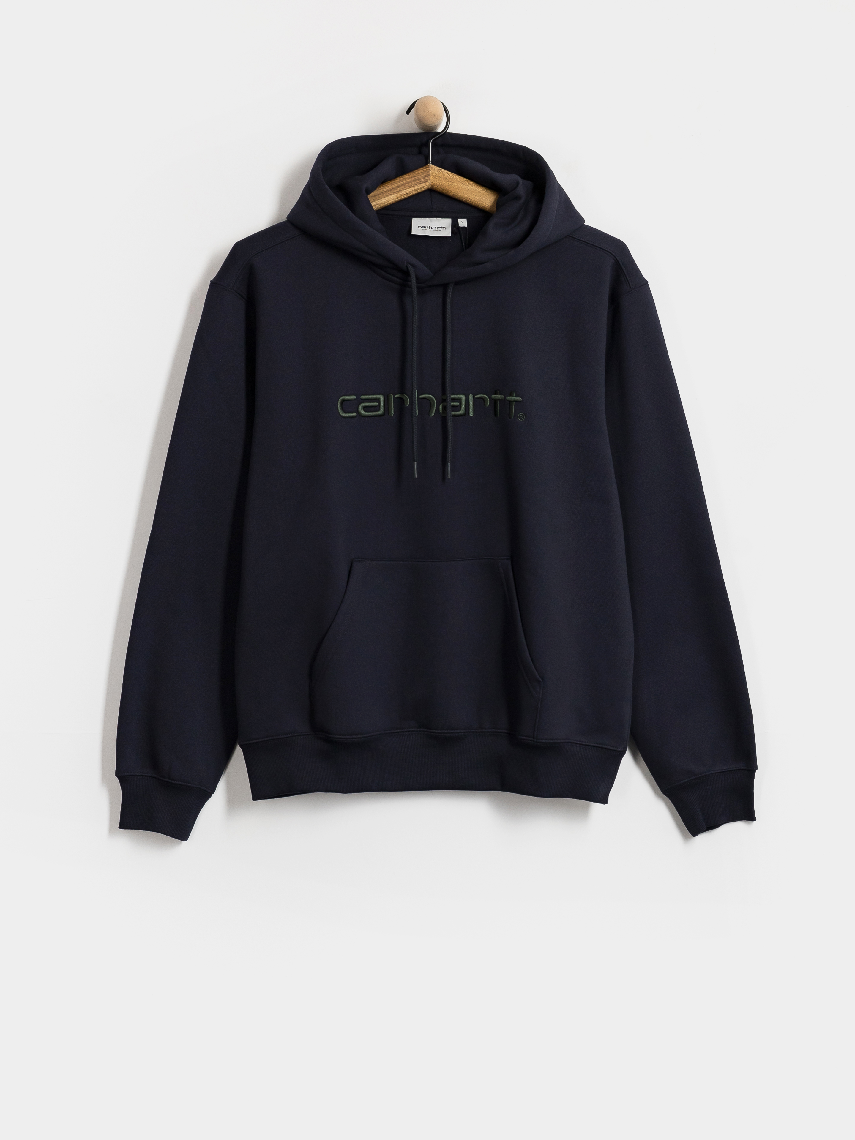 Суитшърт с качулка Carhartt WIP Carhartt HD (dark navy/dark scarab)