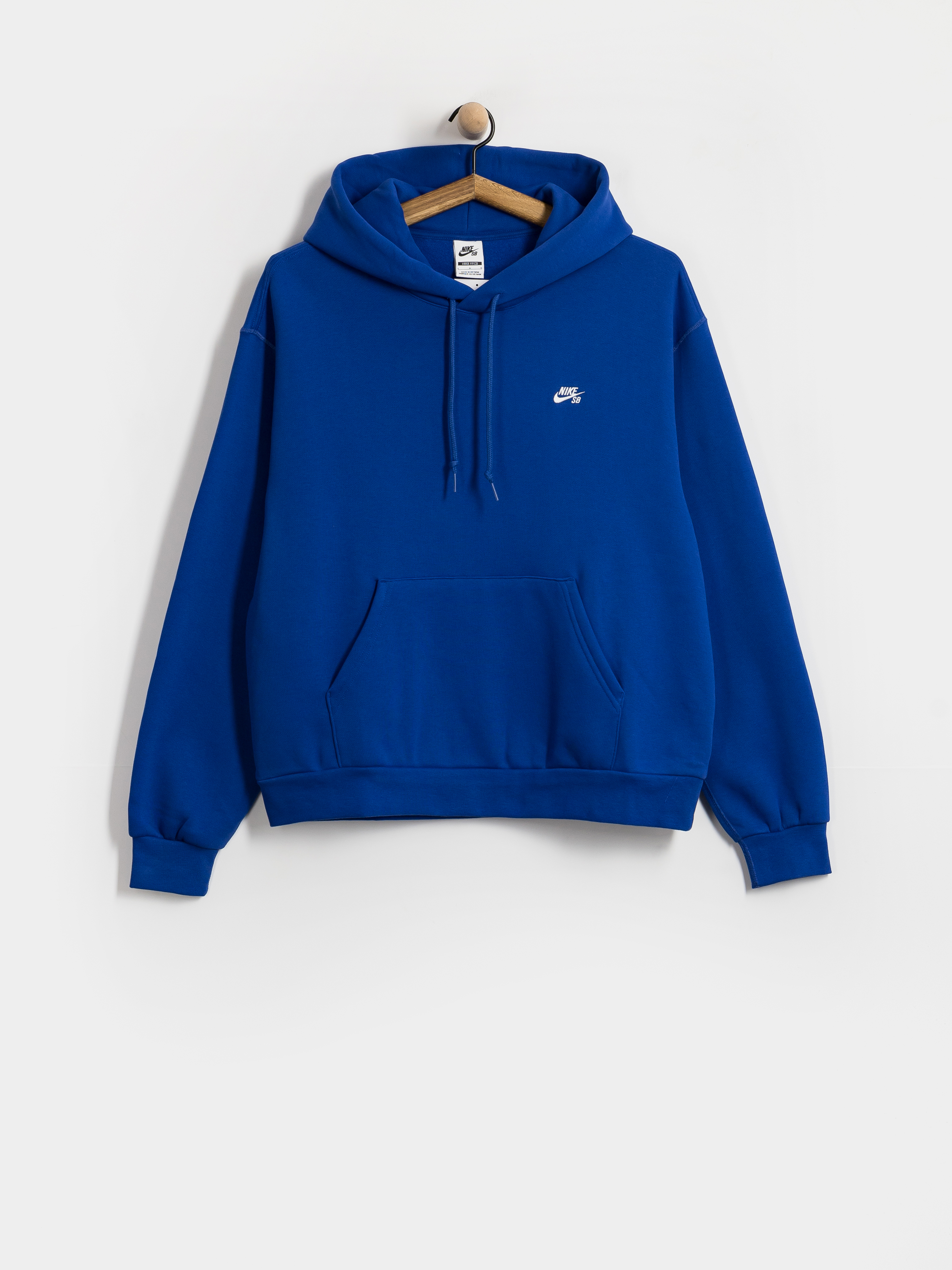Суитшърт с качулка Nike SB Essential Logo HD (old royal/white)