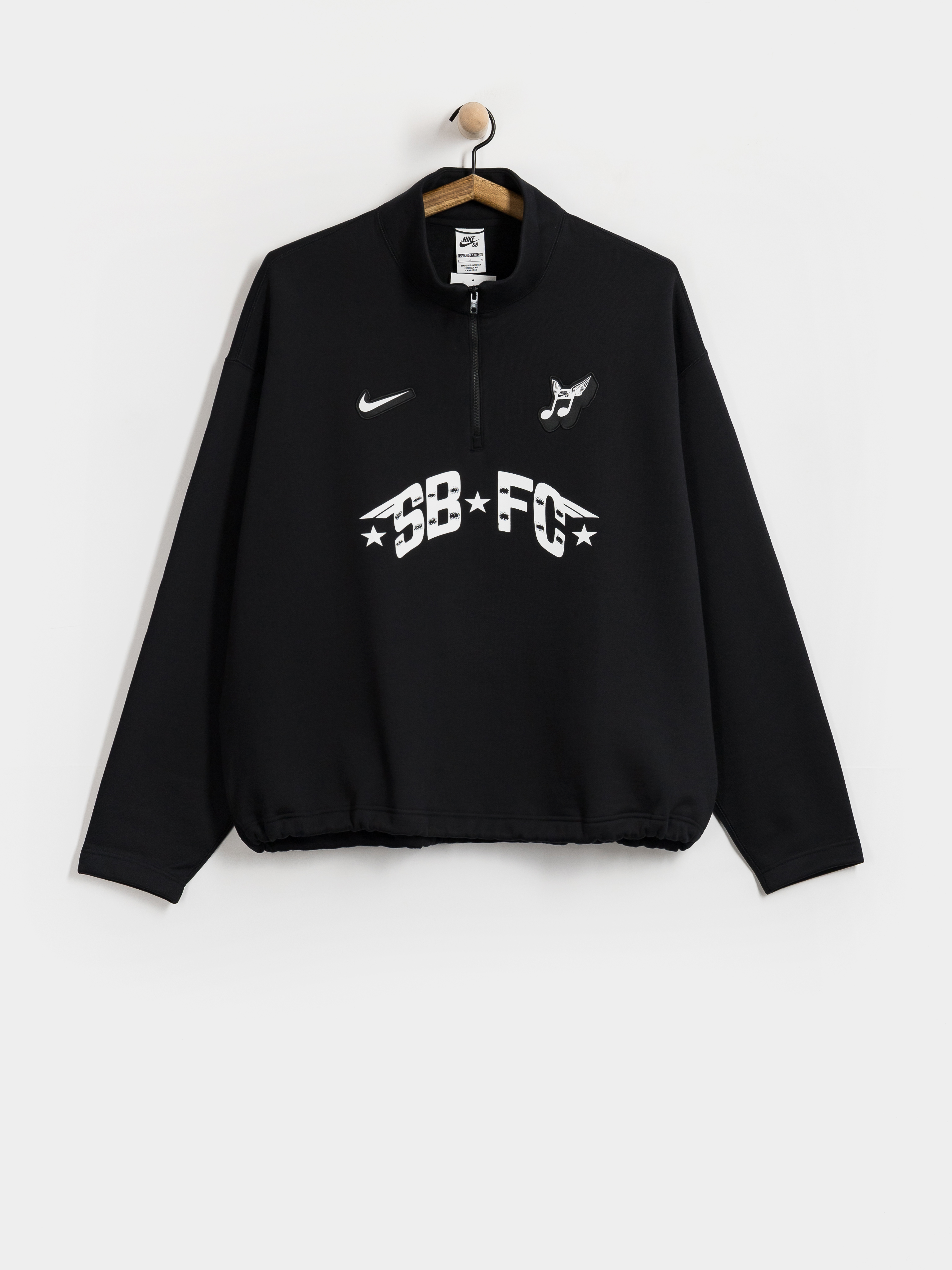 Суитшърт Nike SB Half Zip Crew BB (black)