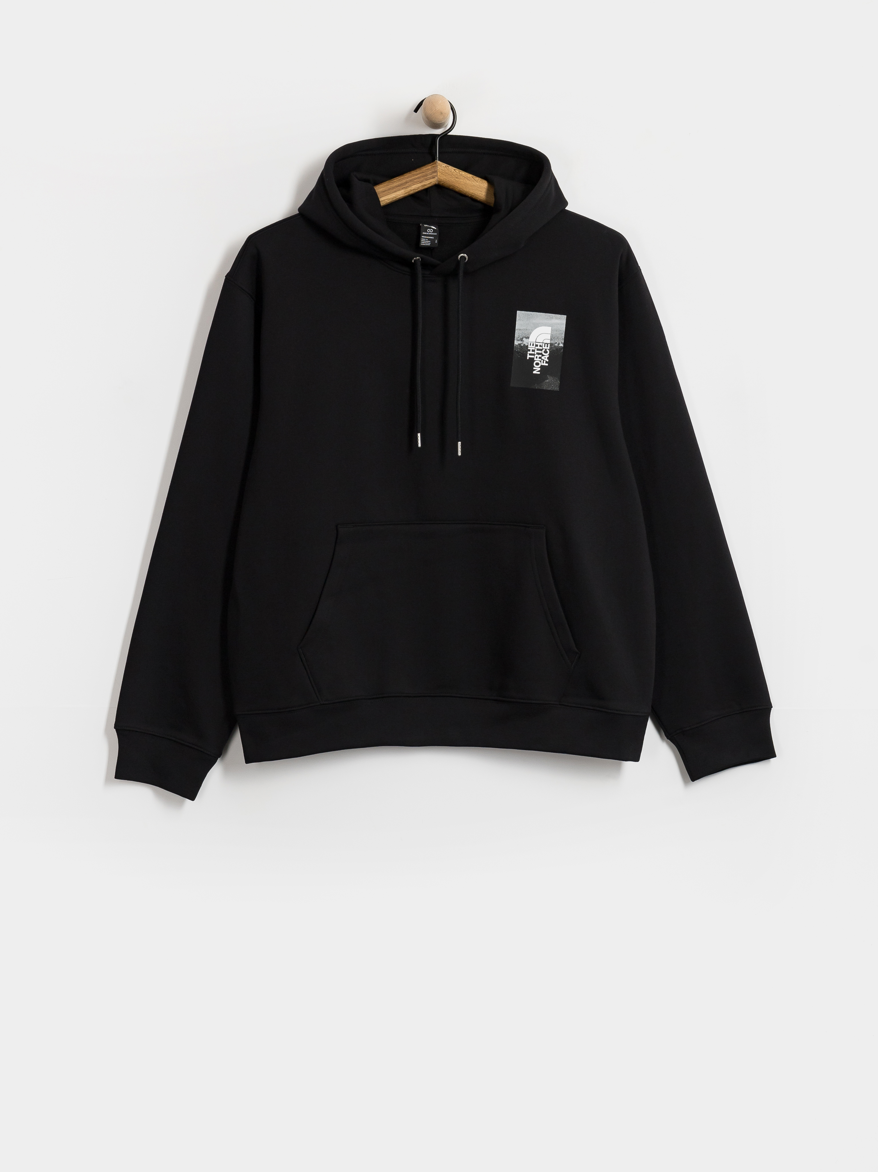 Суитшърт с качулка The North Face Apex 75 Collage Relaxed HD (tnf black)