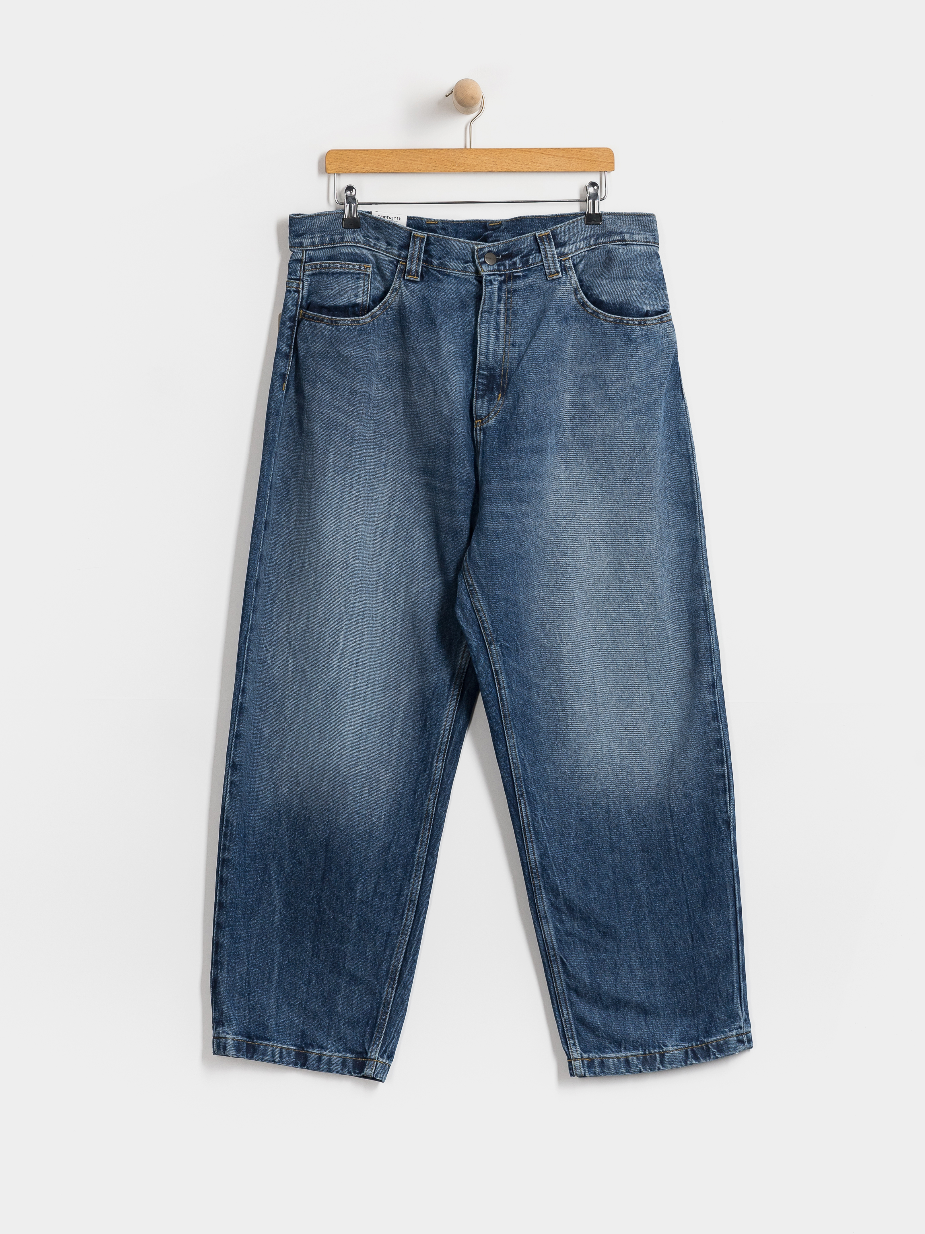 Панталони Carhartt WIP Brandon (blue/marble used wash)