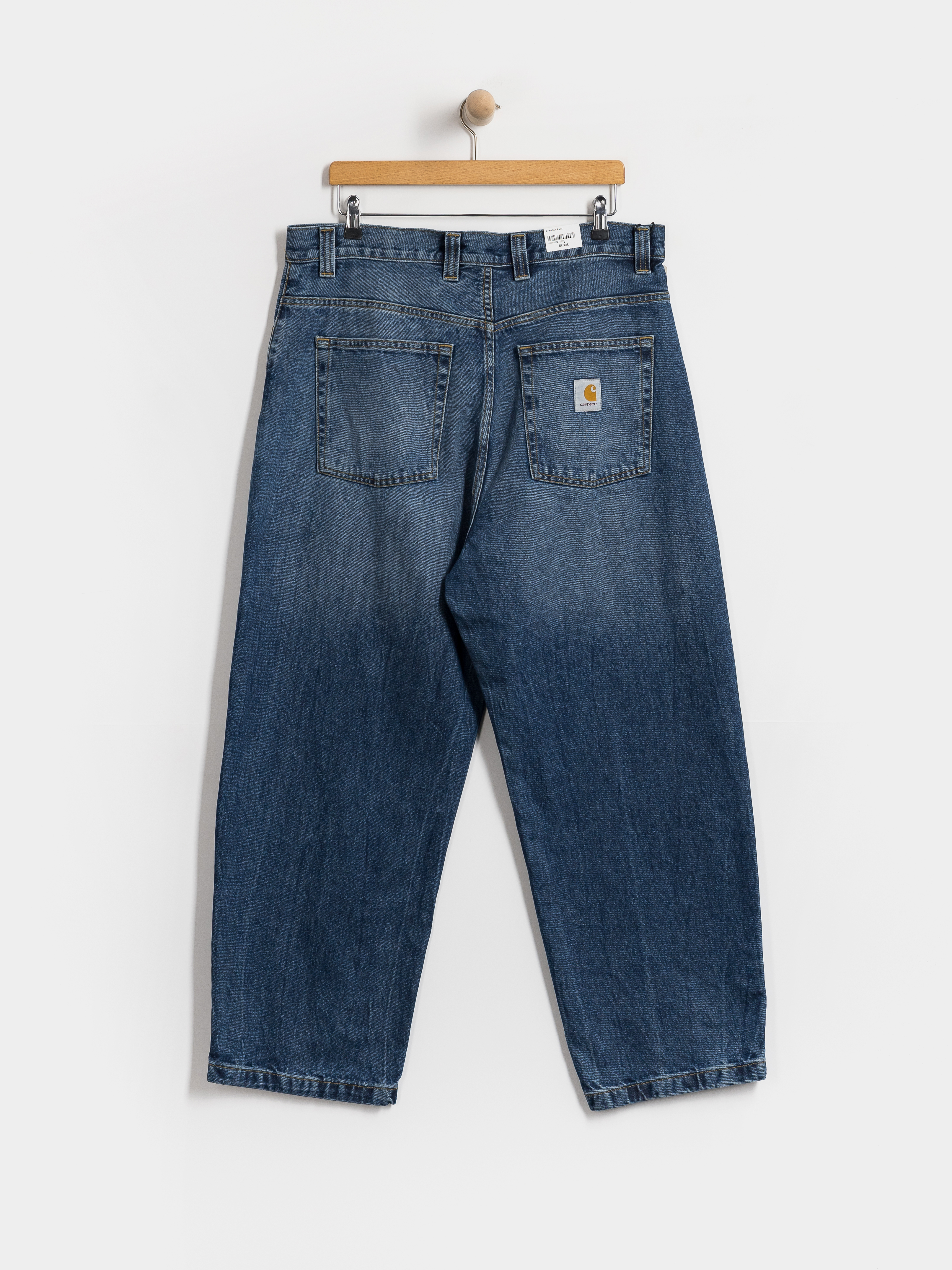 Панталони Carhartt WIP Brandon (blue/marble used wash)