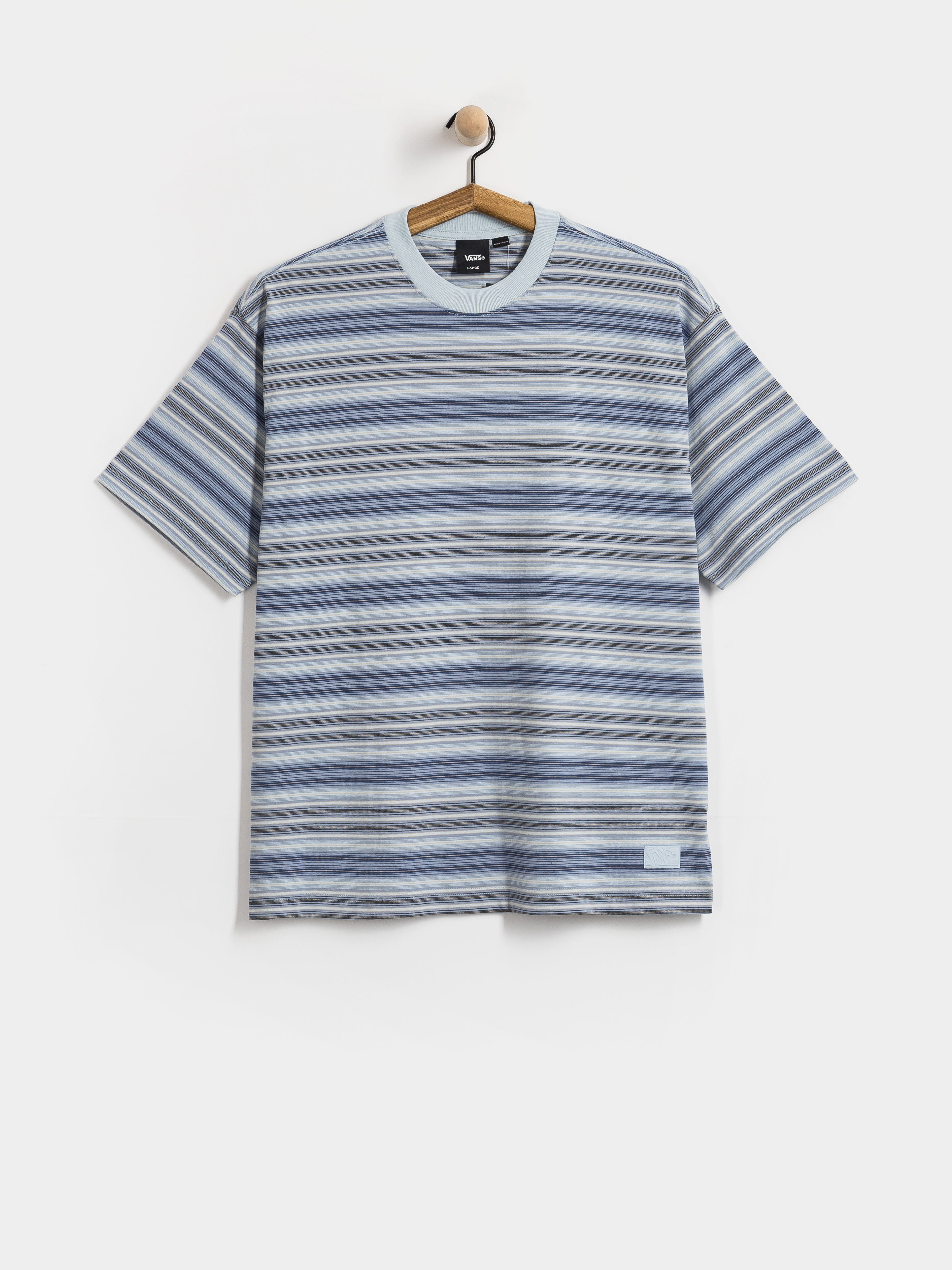 Тениска Vans Stripe Ringer Loose (soft slate)