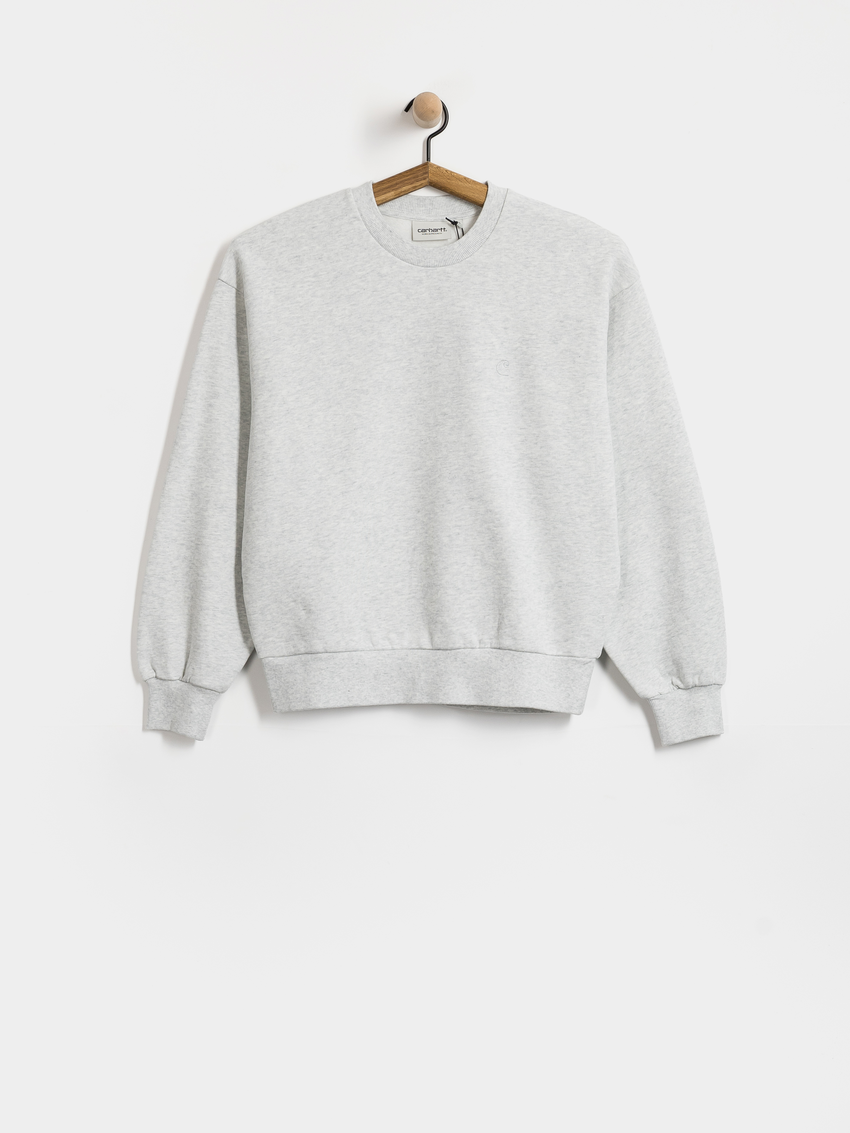 Суитшърт Carhartt WIP Caseys Wmn (ash heather/silver)