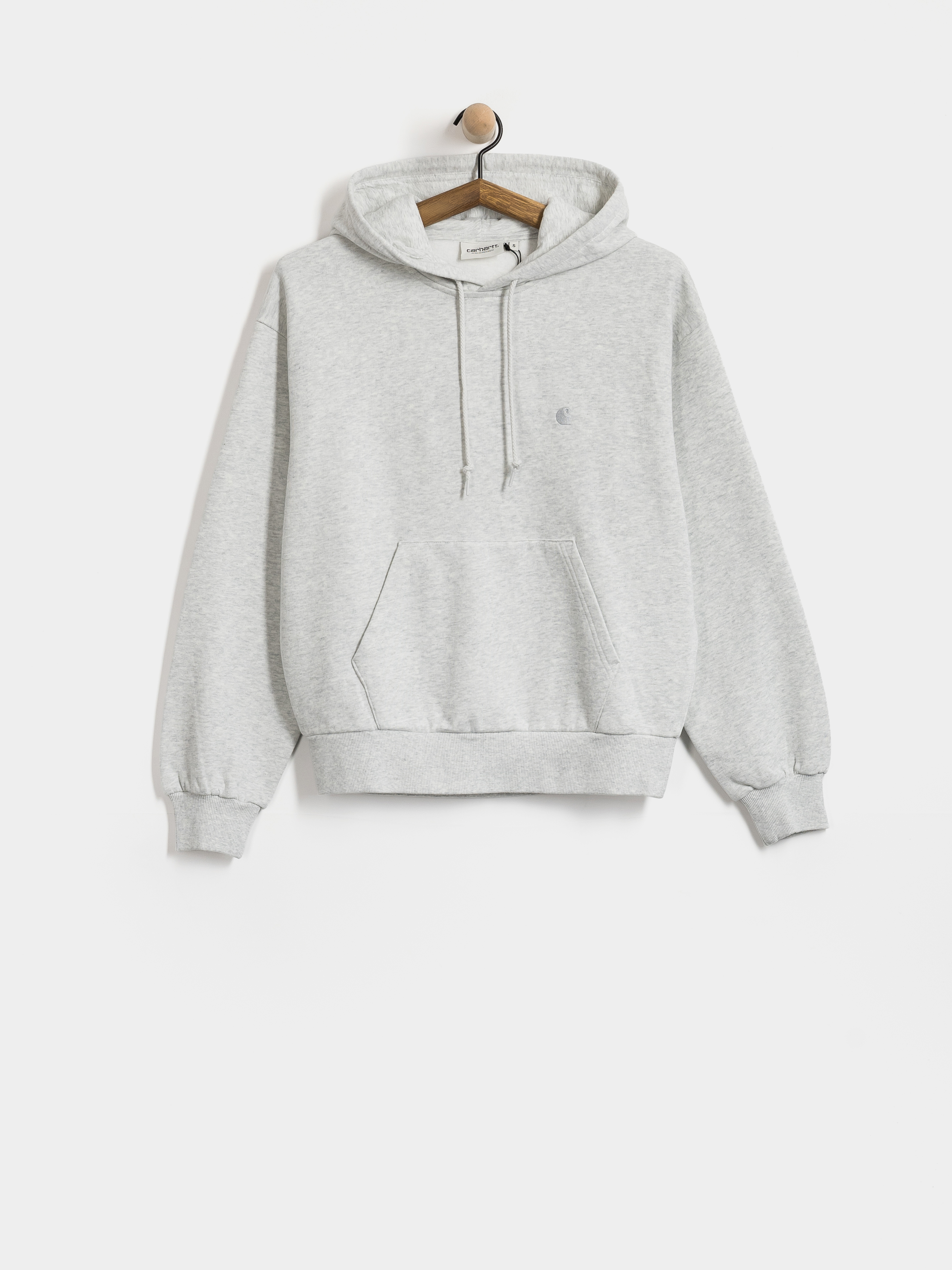 Суитшърт с качулка Carhartt WIP Casey HD Wmn (ash heather/silver)