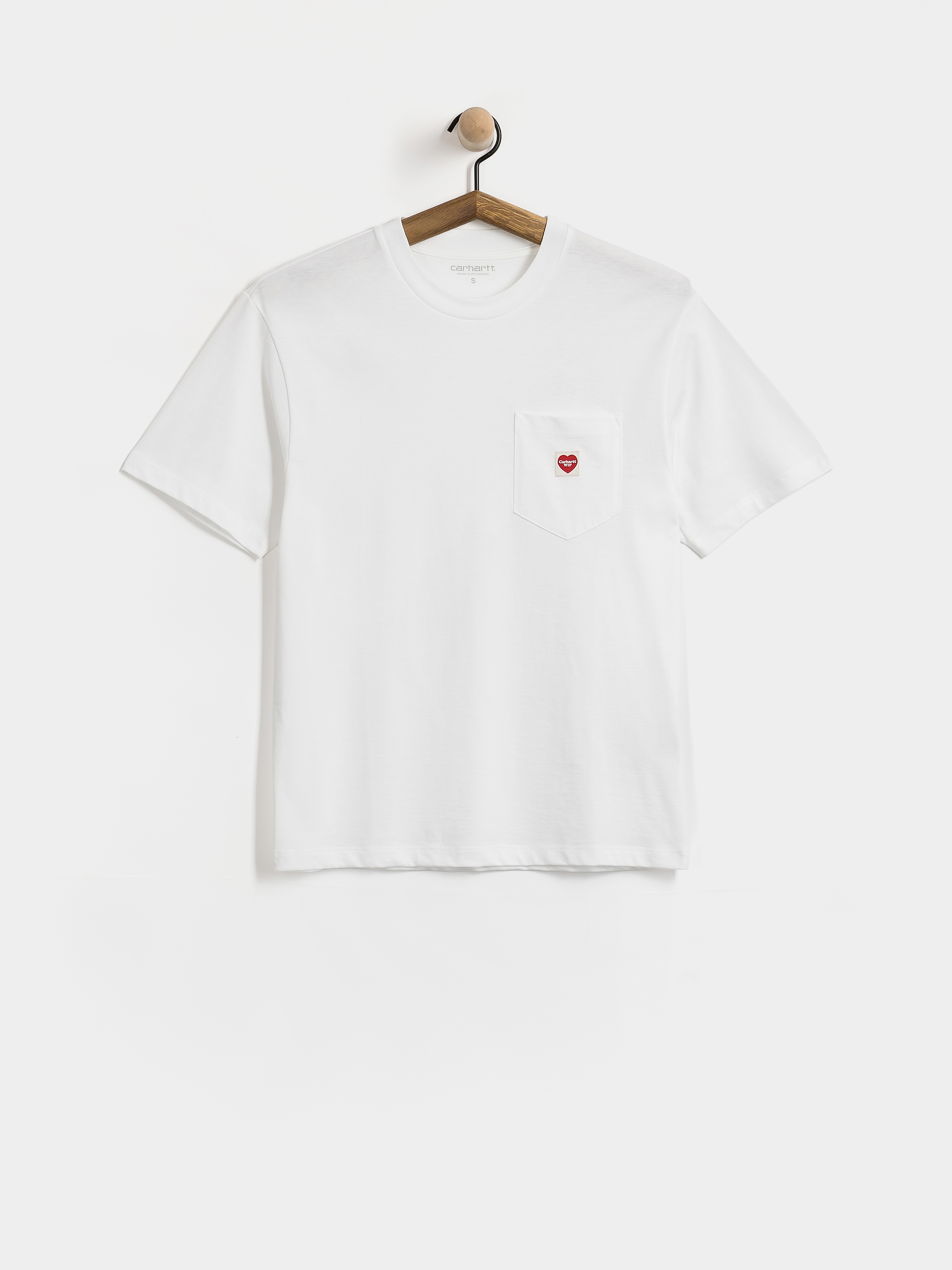 u0422u0435u043du0438u0441u043au0430 Carhartt WIP Pocket Small Heart Wmn (white/red)