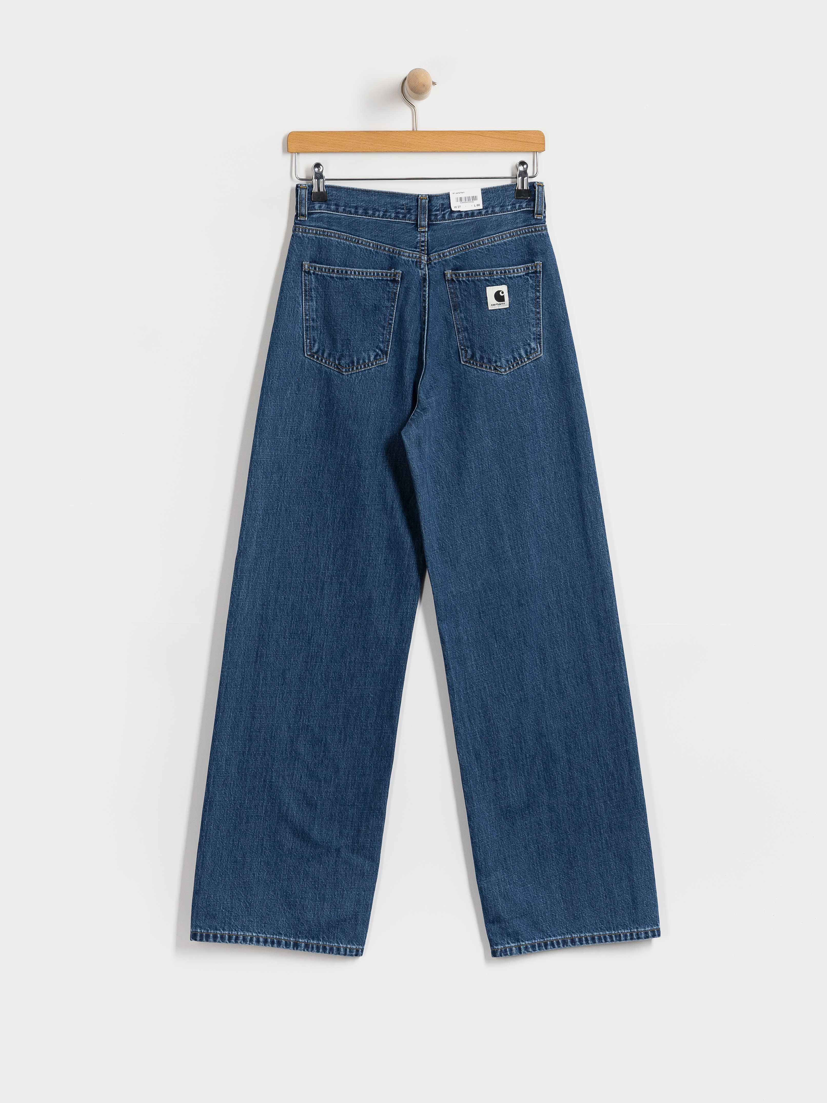 Панталони Carhartt WIP Jane Wmn (blue/heavy stone wash)