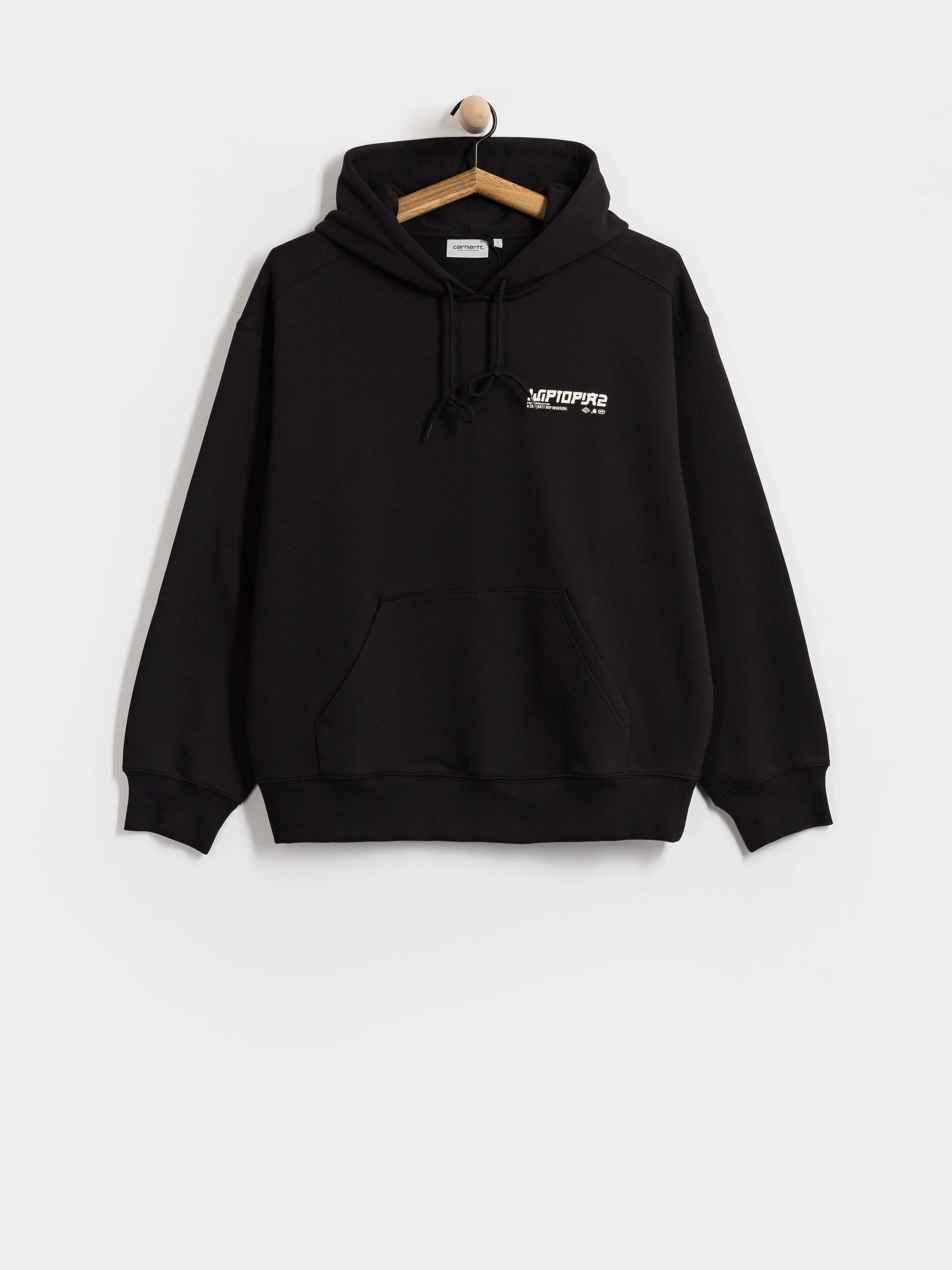 Суитшърт с качулка Carhartt WIP Wiptopia II HD (black)