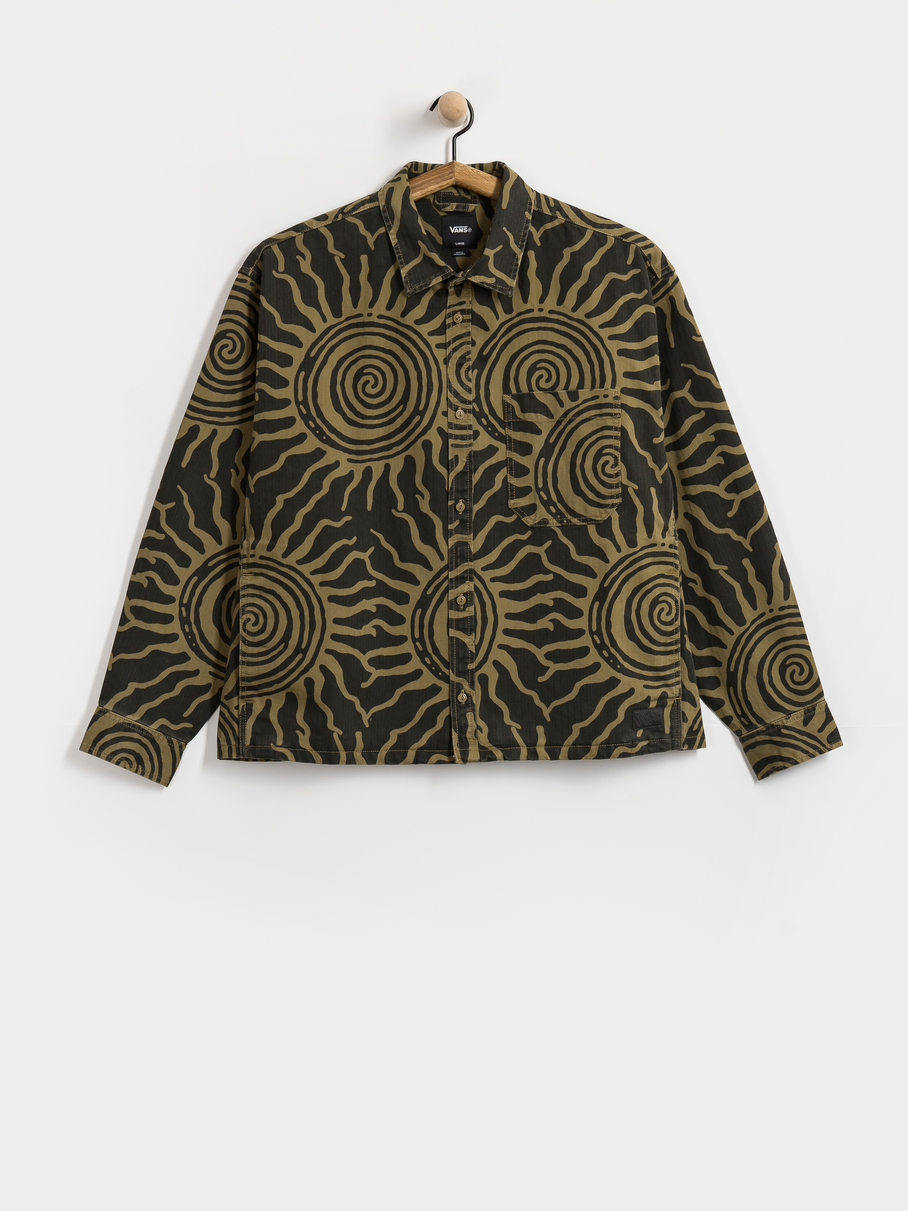 Риза Vans Martinez Cotton Overshirt (faded black)
