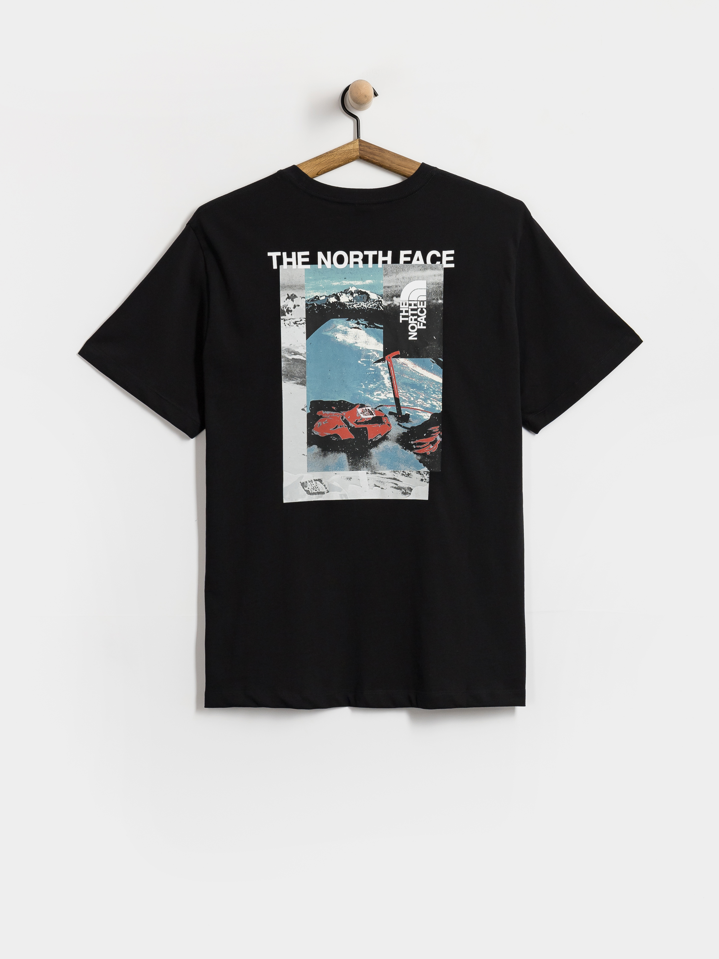 Тениска The North Face Apex '75 Collage Relaxed (tnf black)