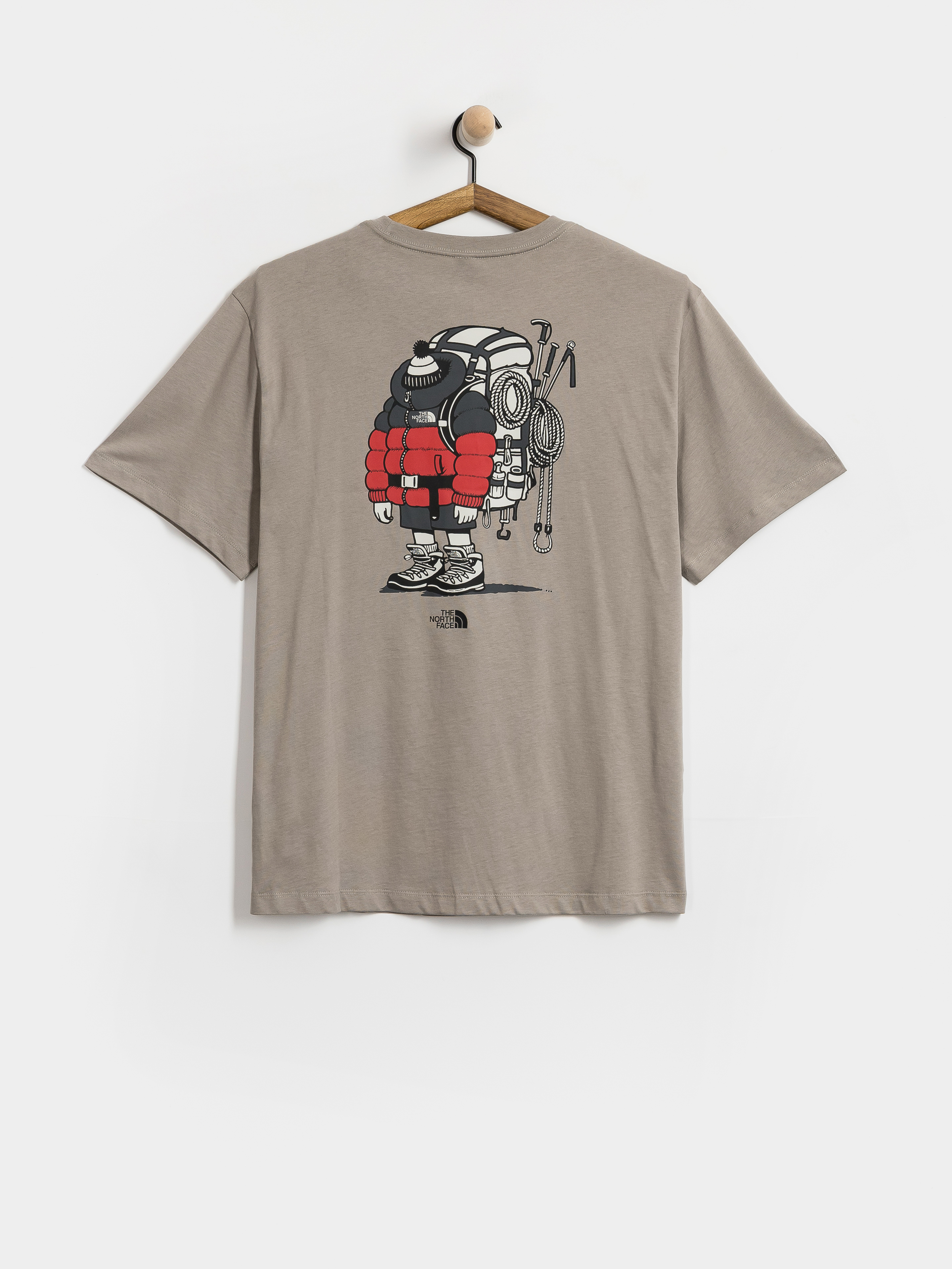 Тениска The North Face Gear Up Get Out Relaxed (stone slab)