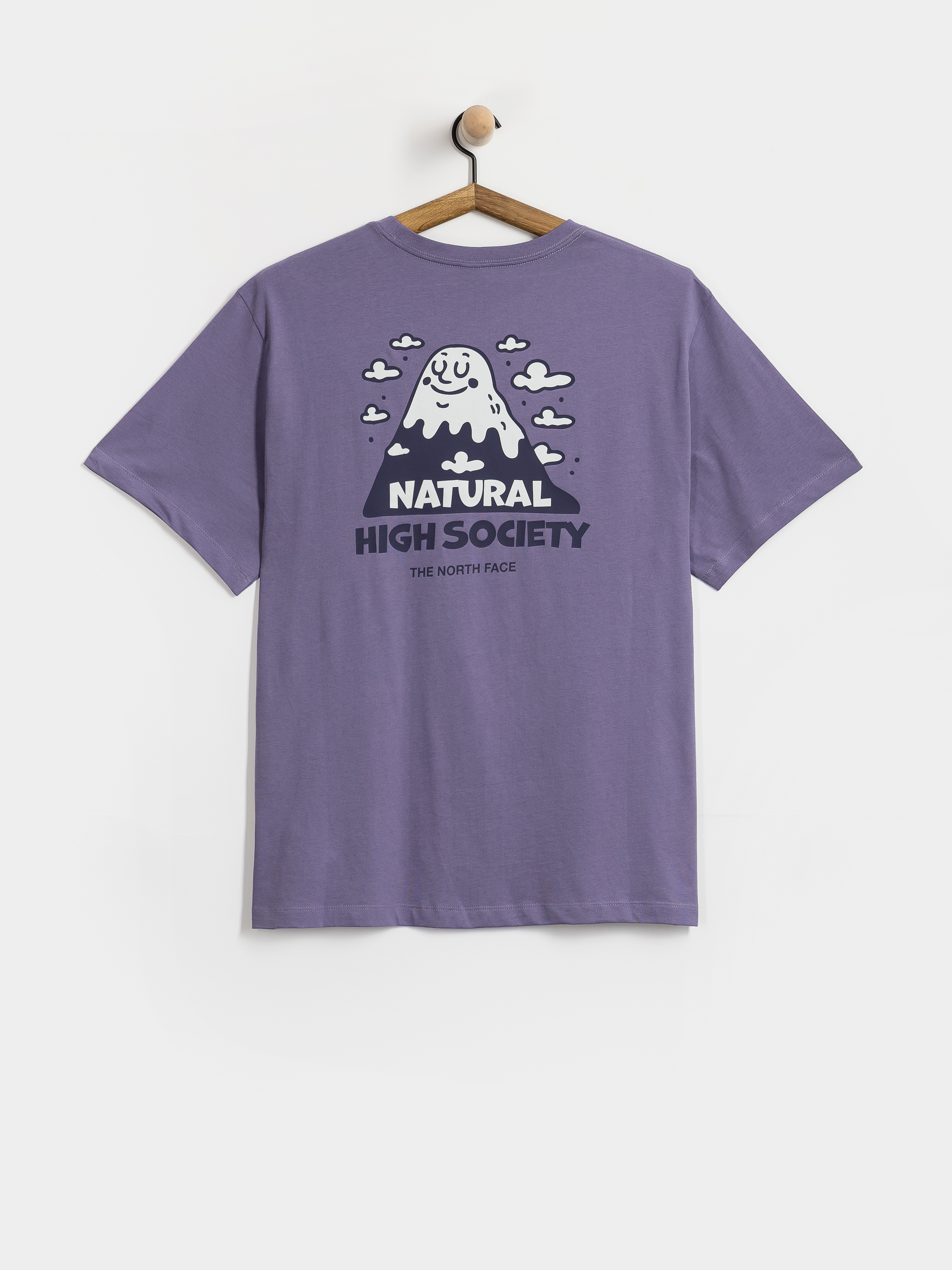 Тениска The North Face Nat High Society Relaxed (grounded plum)