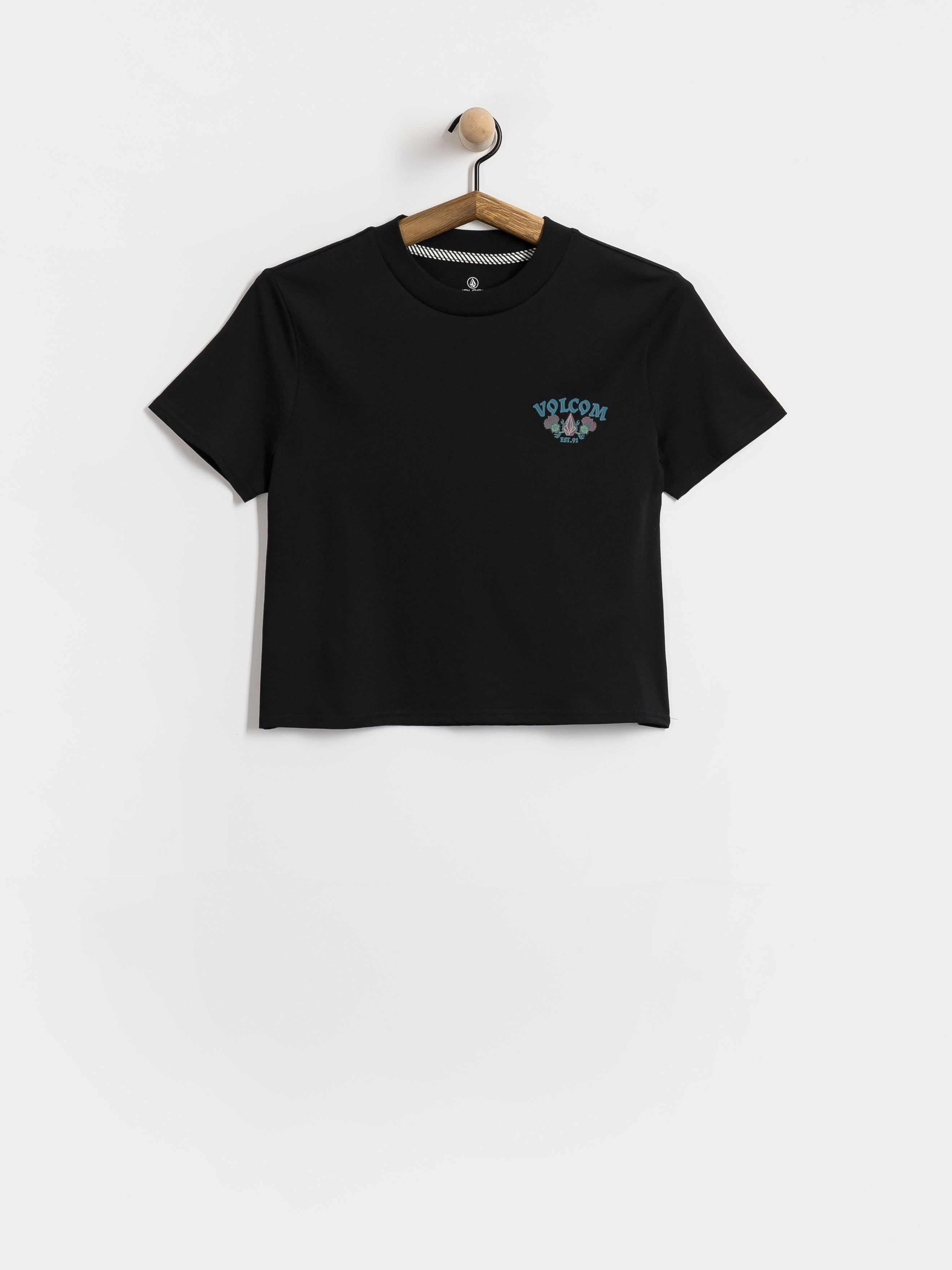 Тениска Volcom Dial Crop Wmn (black)
