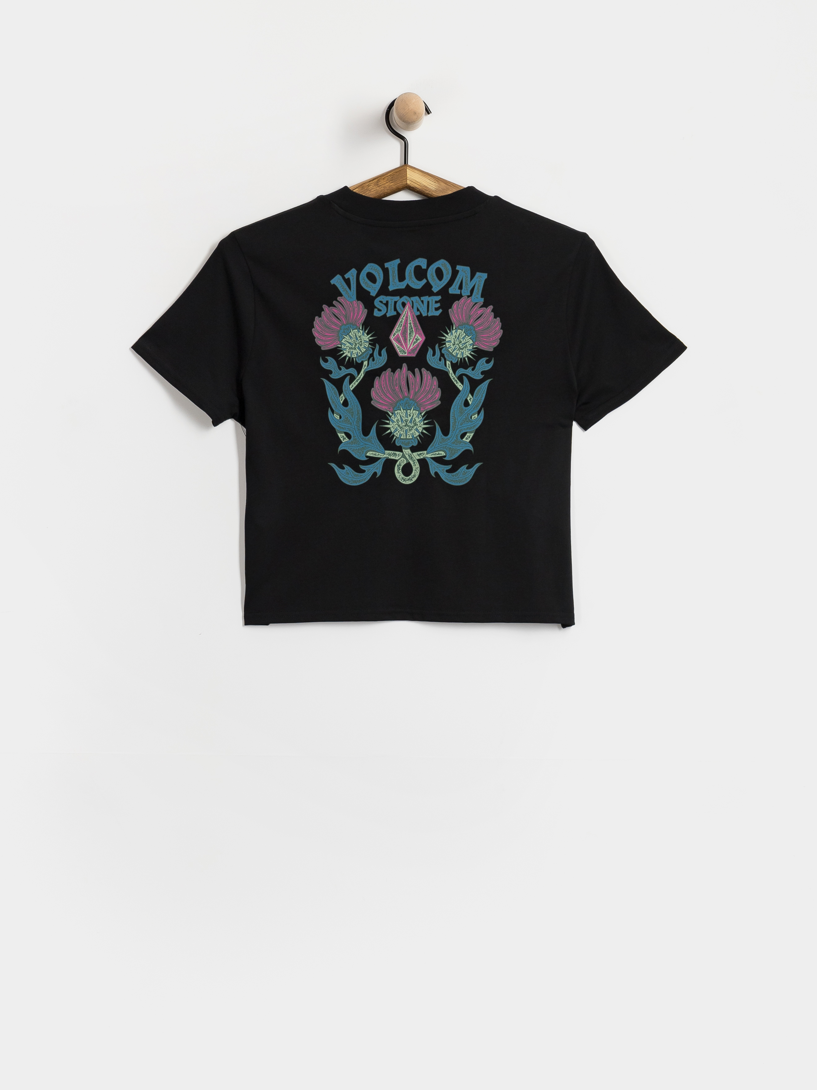 Тениска Volcom Dial Crop Wmn (black)