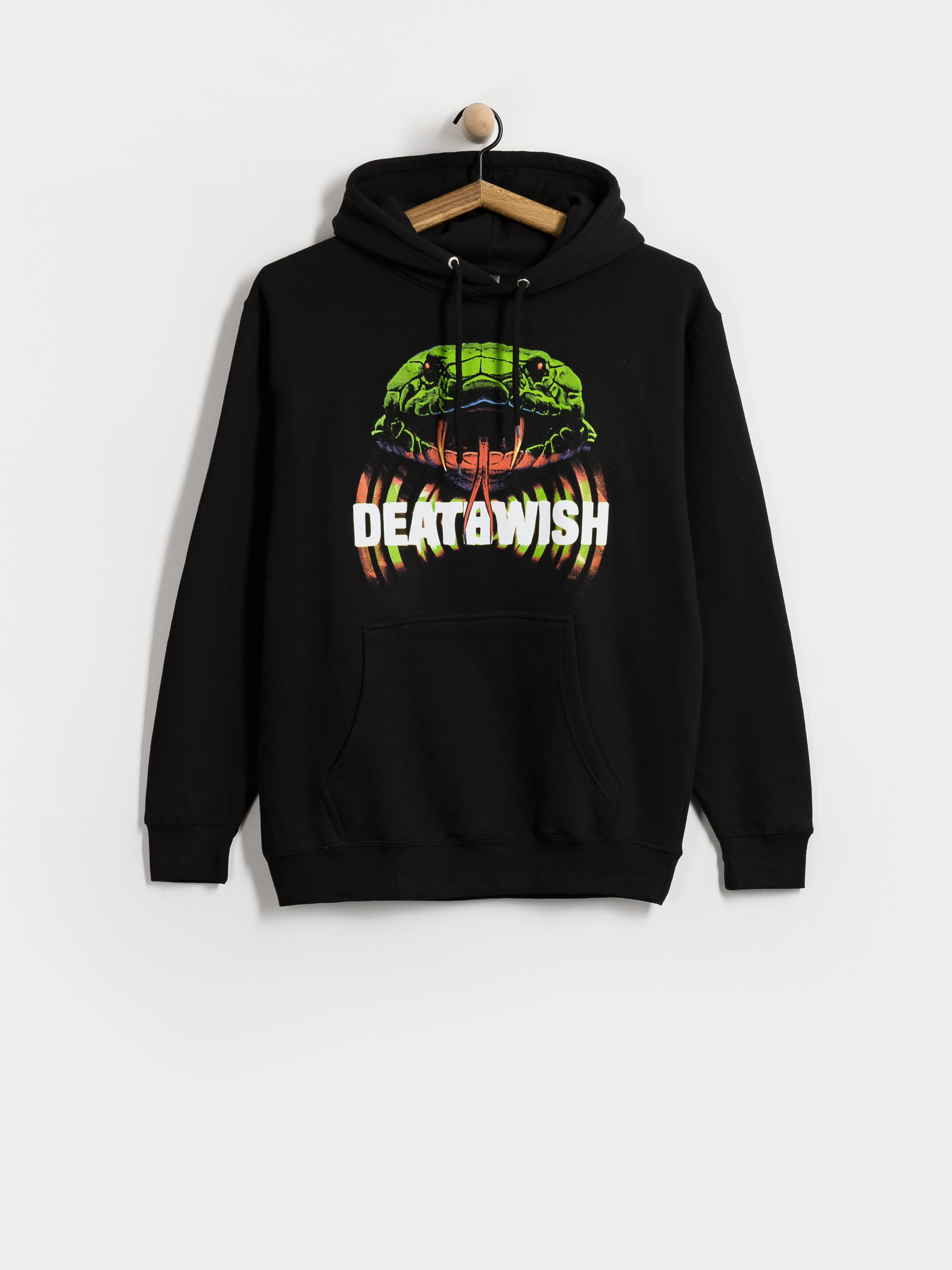 Суитшърт с качулка Deathwish Slither HD (black)