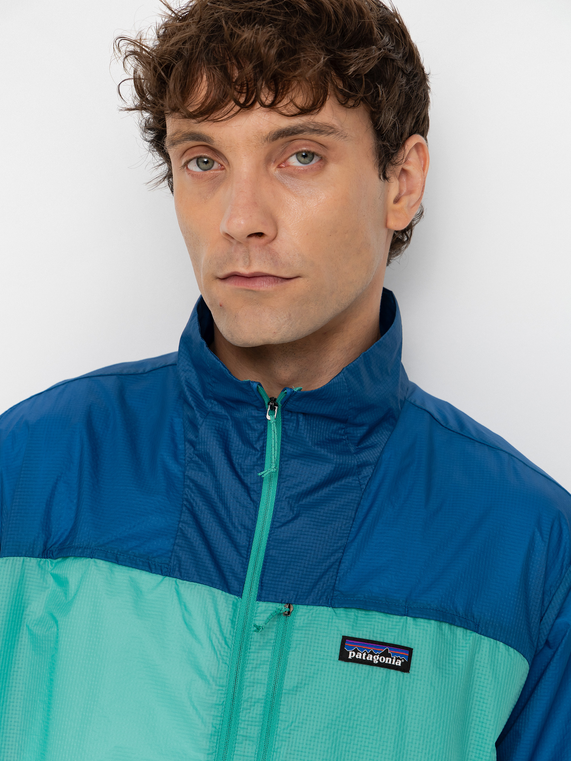 Яке Patagonia Houdini Stash 1/2 Zip (aqua stone)